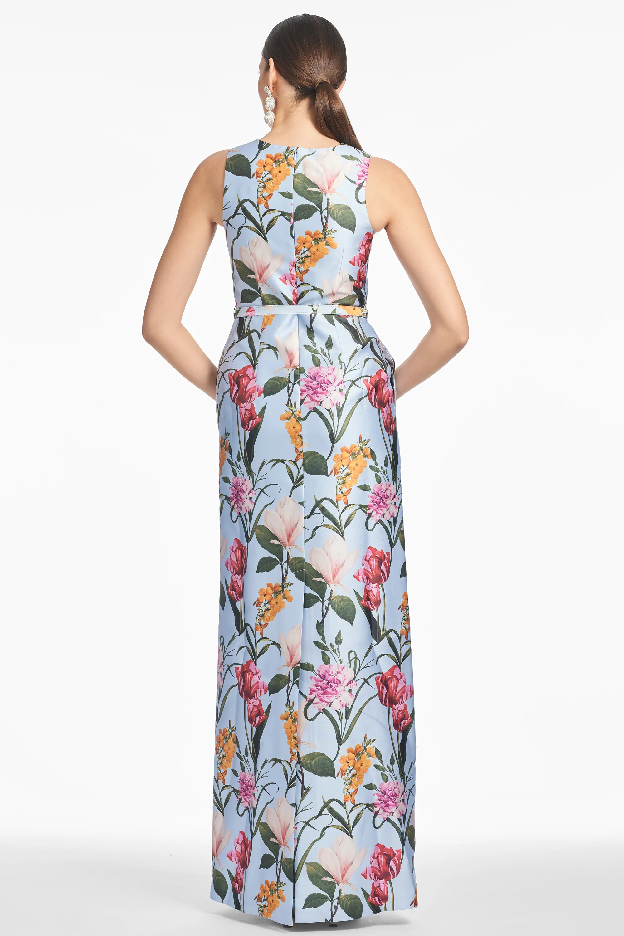 ADELLYN GOWN - GLACIAL BLUE BLOSSOMS - Image 4