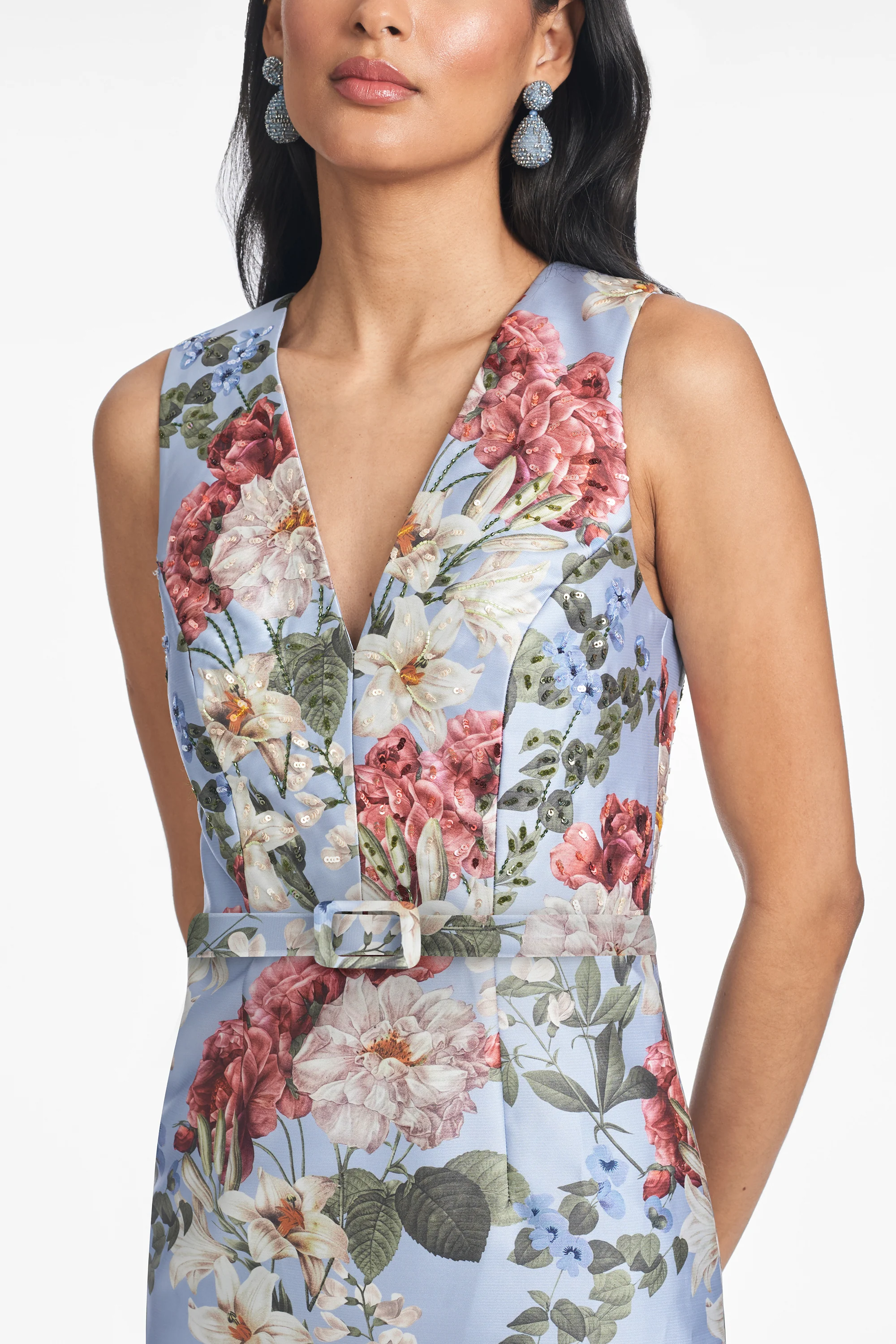 ADELLYN GOWN - POWDER BLUE BOUQUET - Image 2