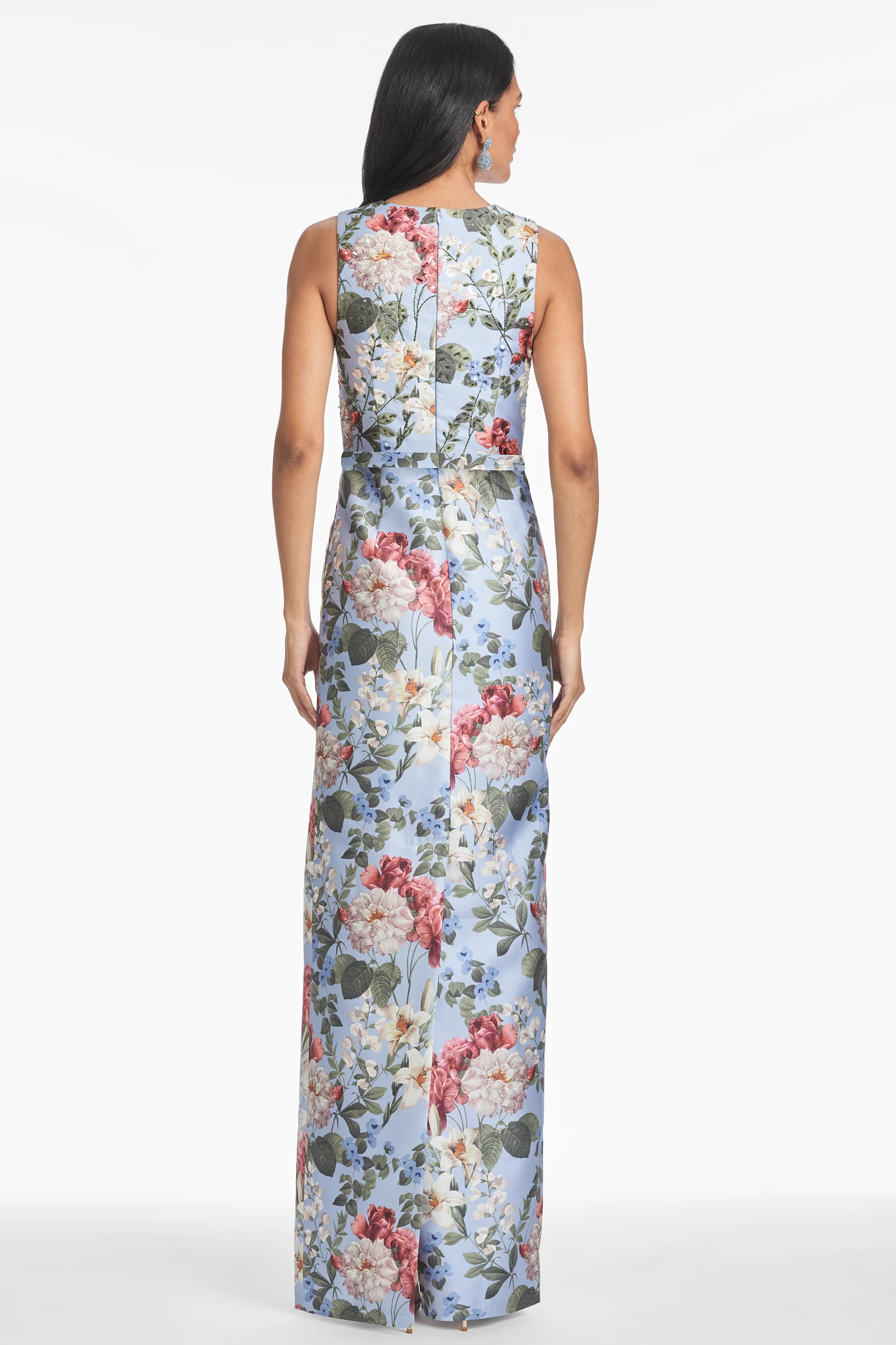 ADELLYN GOWN - POWDER BLUE BOUQUET - Image 4