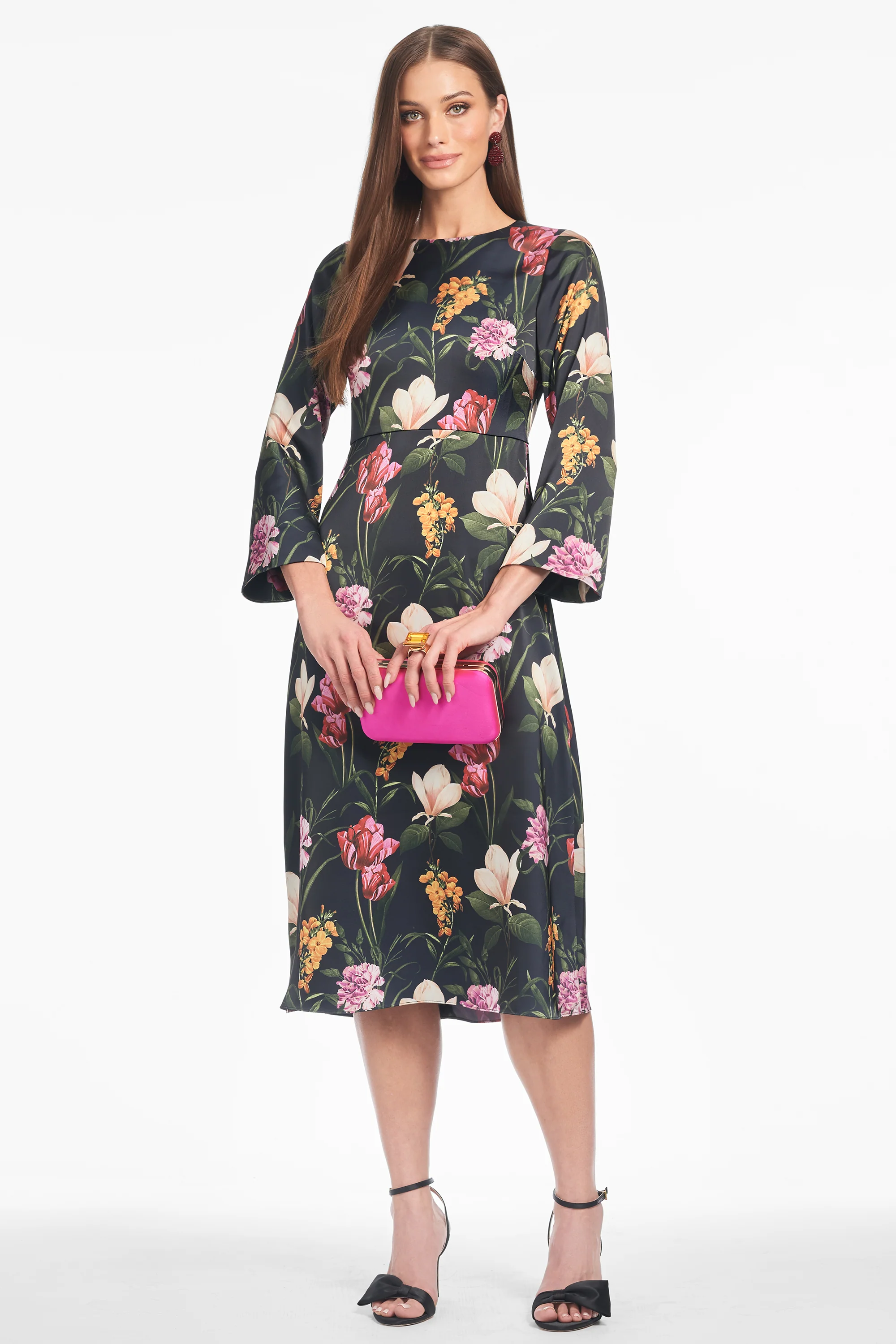 ALEXA DRESS - DARK MIDNIGHT GARDEN - FINAL SALE - Image 2