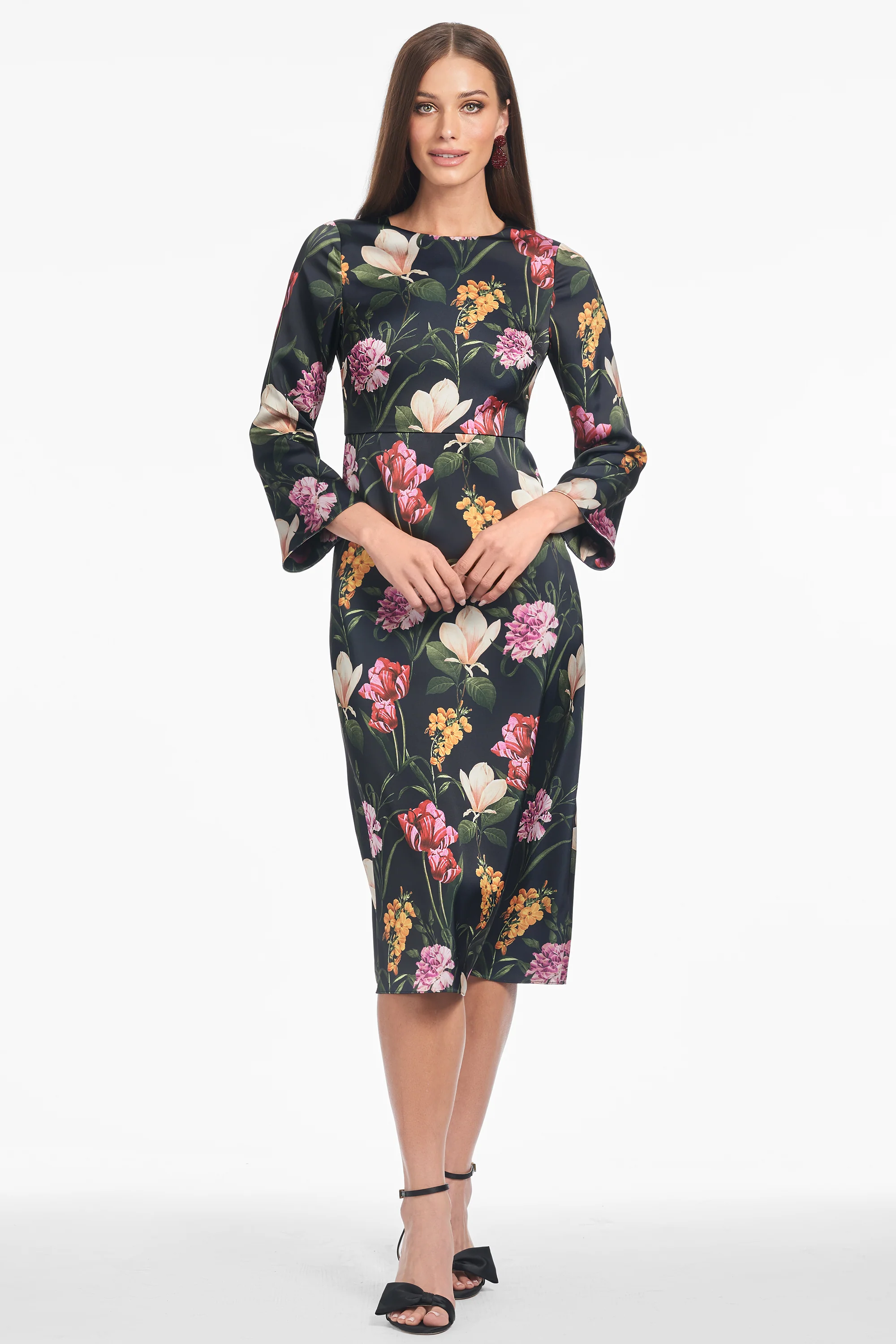 ALEXA DRESS - DARK MIDNIGHT GARDEN - FINAL SALE - Image 3