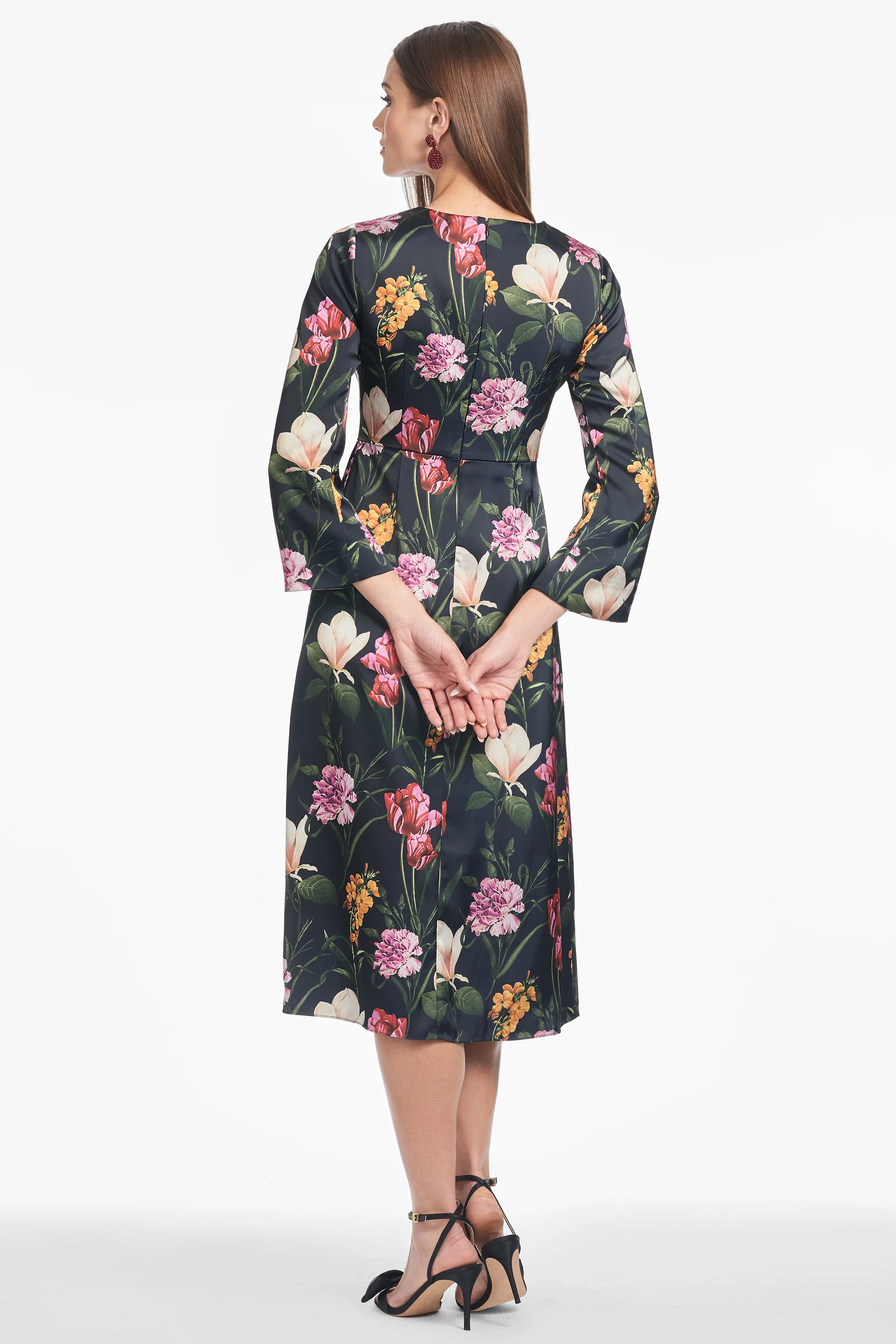 ALEXA DRESS - DARK MIDNIGHT GARDEN - FINAL SALE - Image 4