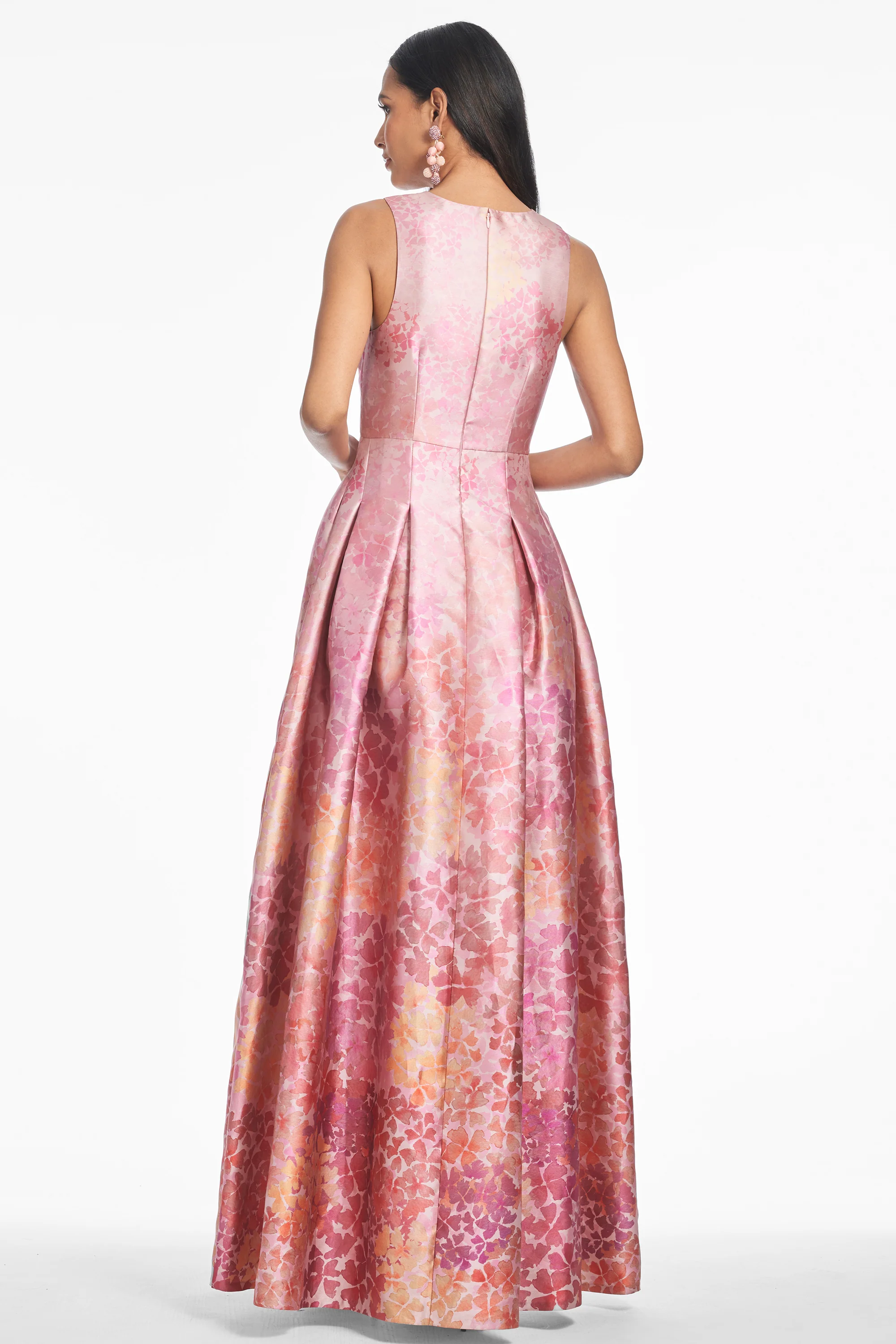 BROOKE GOWN - LIGHT SUNSET HYDRANGEA - Image 4
