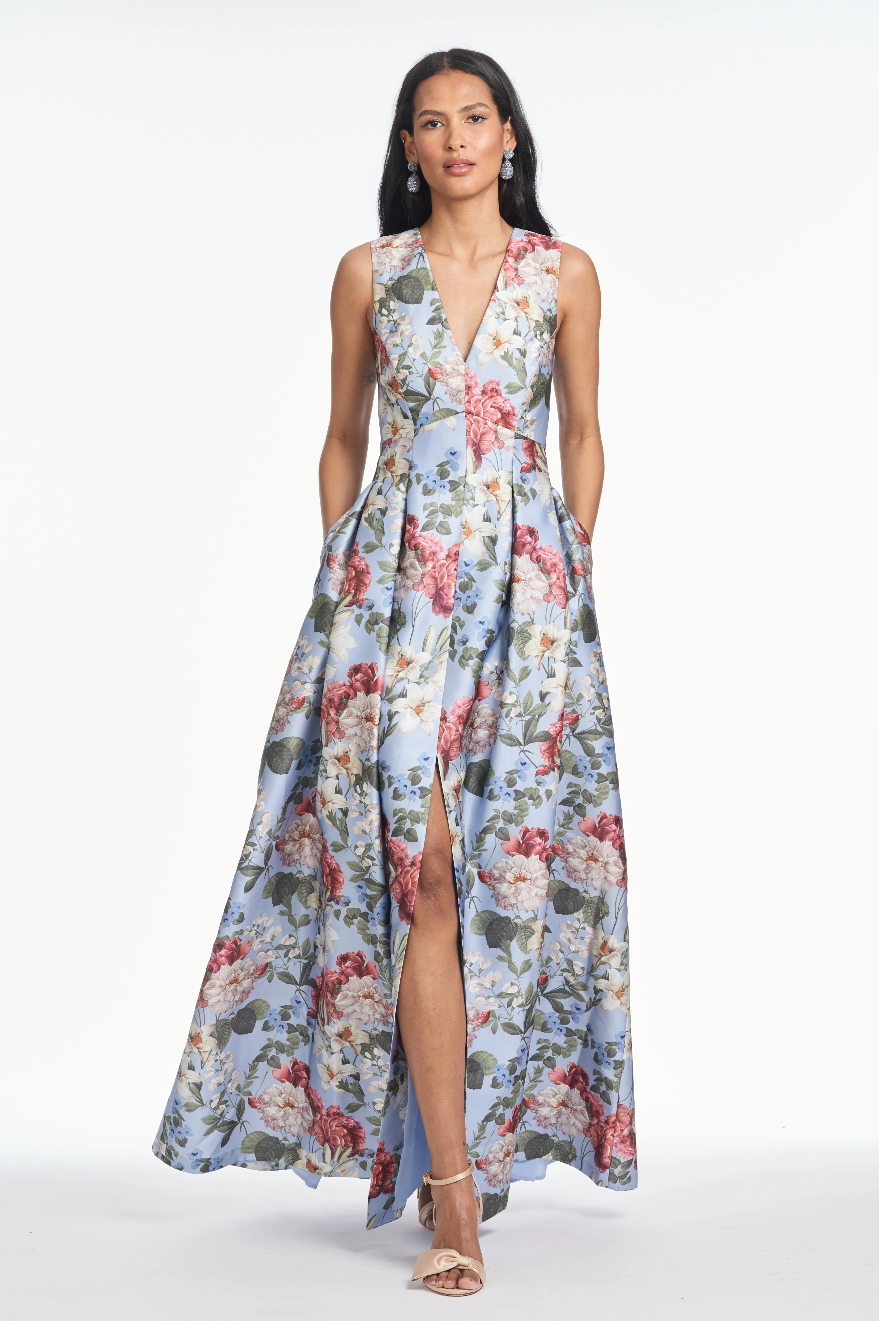 BROOKE GOWN - POWDER BLUE BOUQUET - Image 2