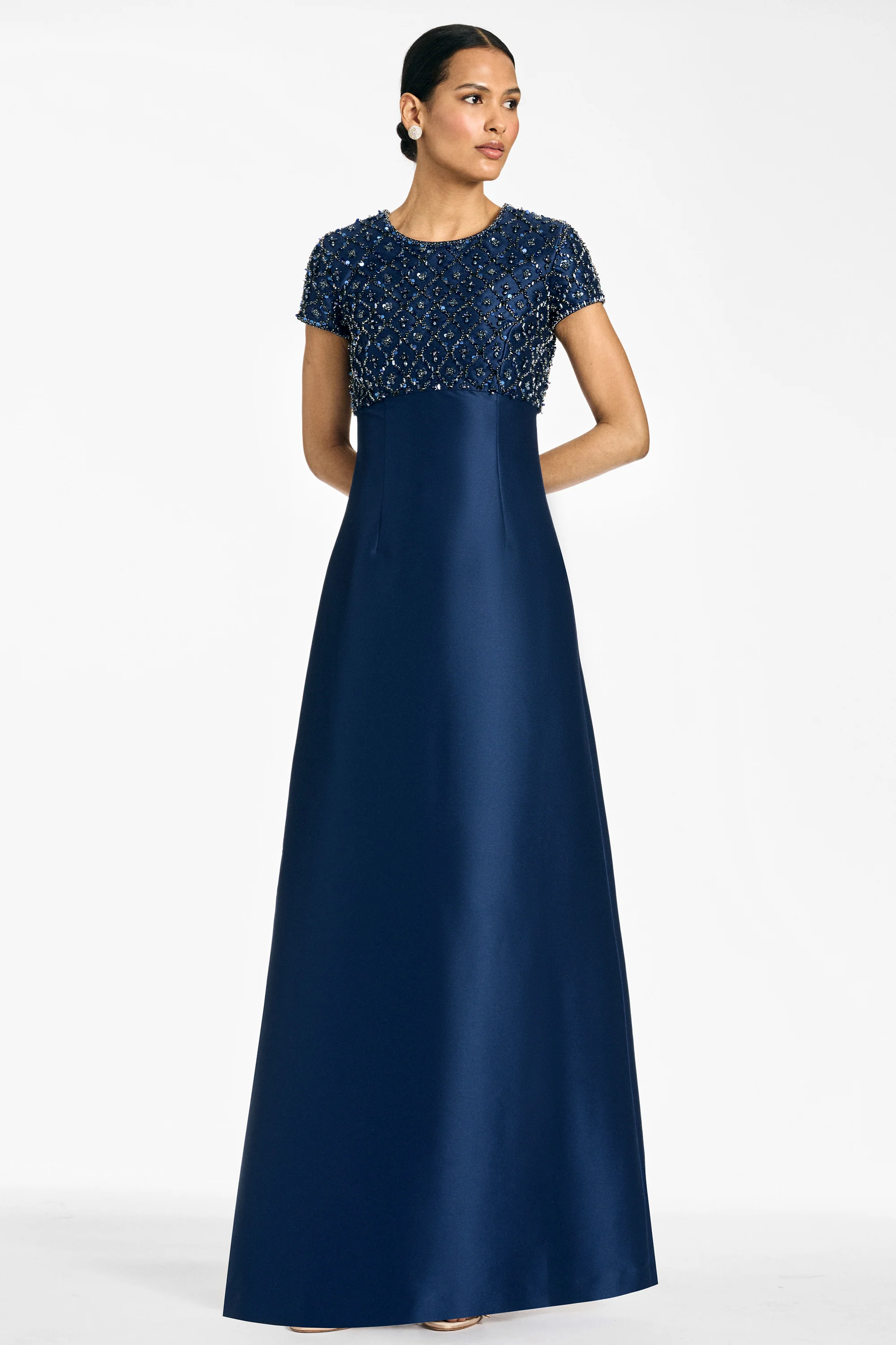 EMBELLISHED AMSTERDAM GOWN - NIGHT SKY - Image 3