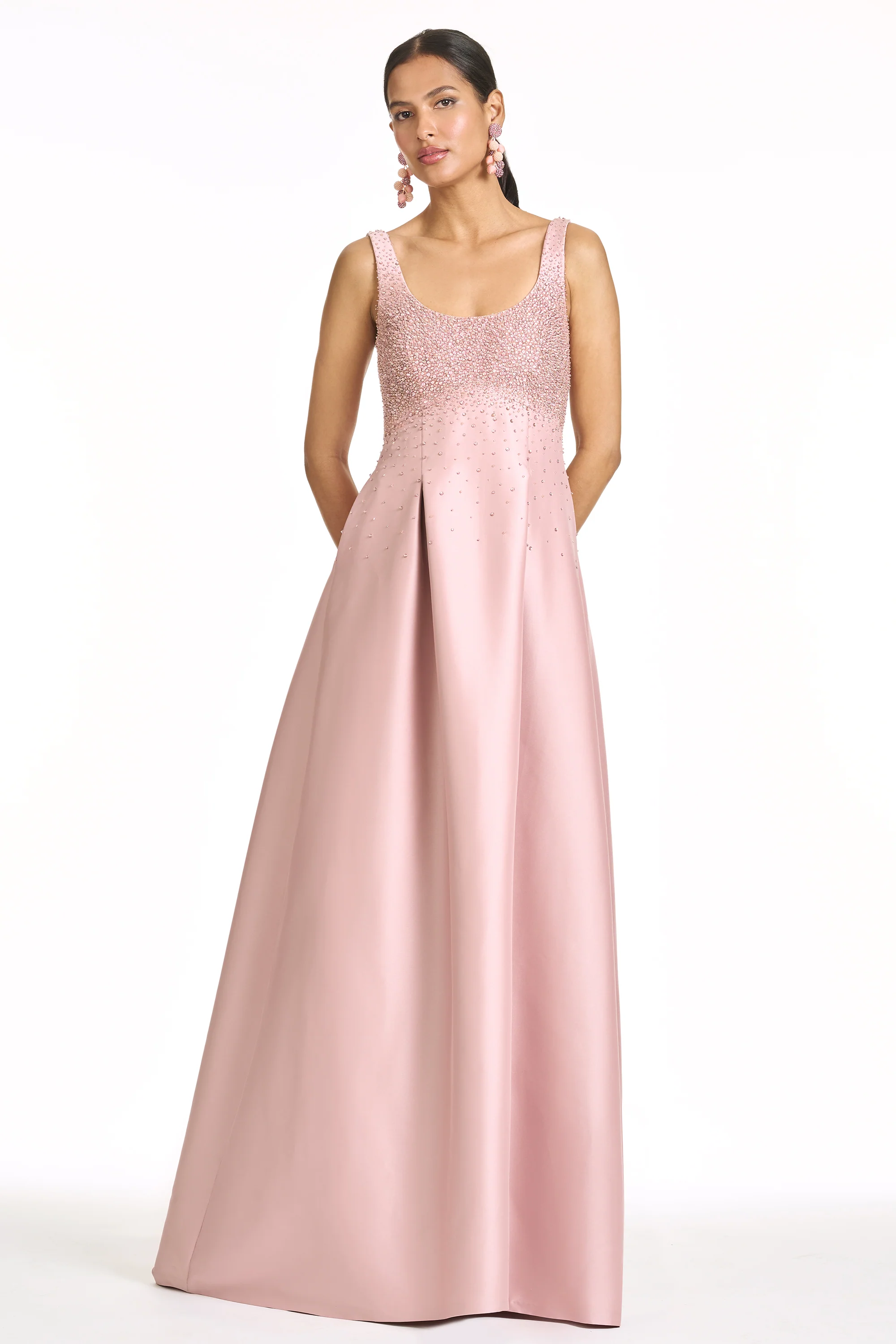 EMBELLISHED AURORA GOWN - ROSE QUARTZ - Image 3