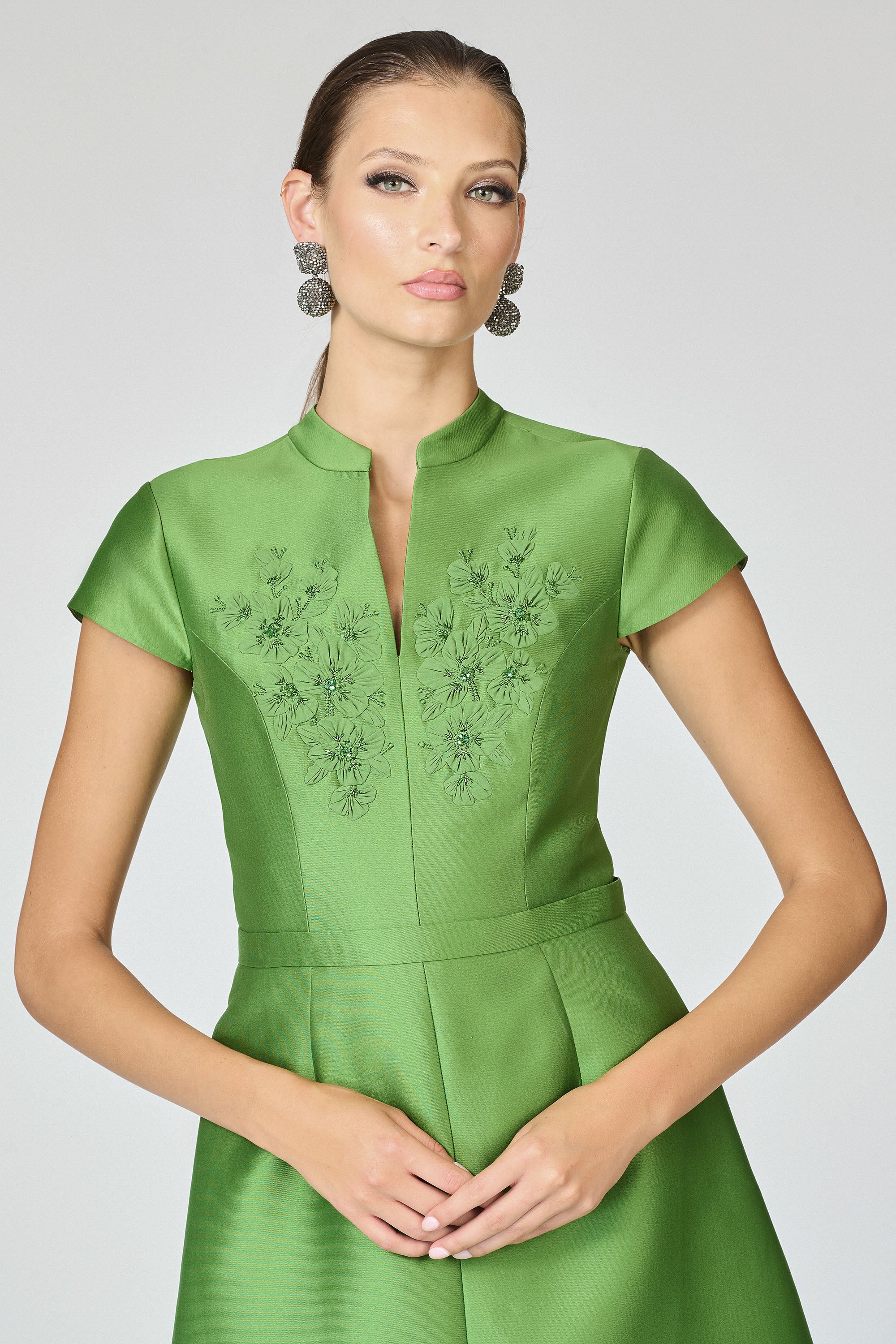 EMBELLISHED MARNI GOWN - TSAVORITE - Image 2