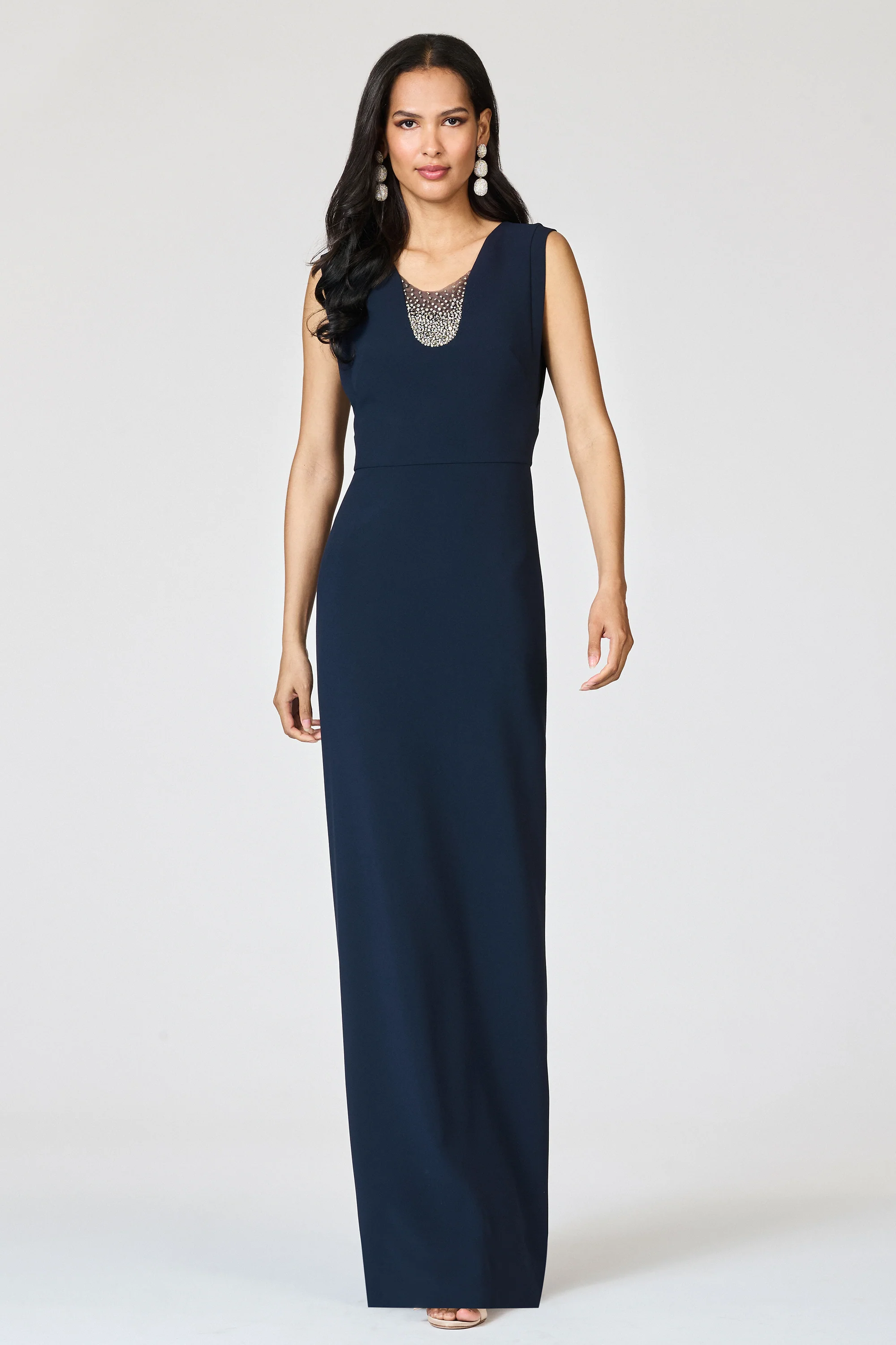 EMBELLISHED NATALIE GOWN - MIDNIGHT