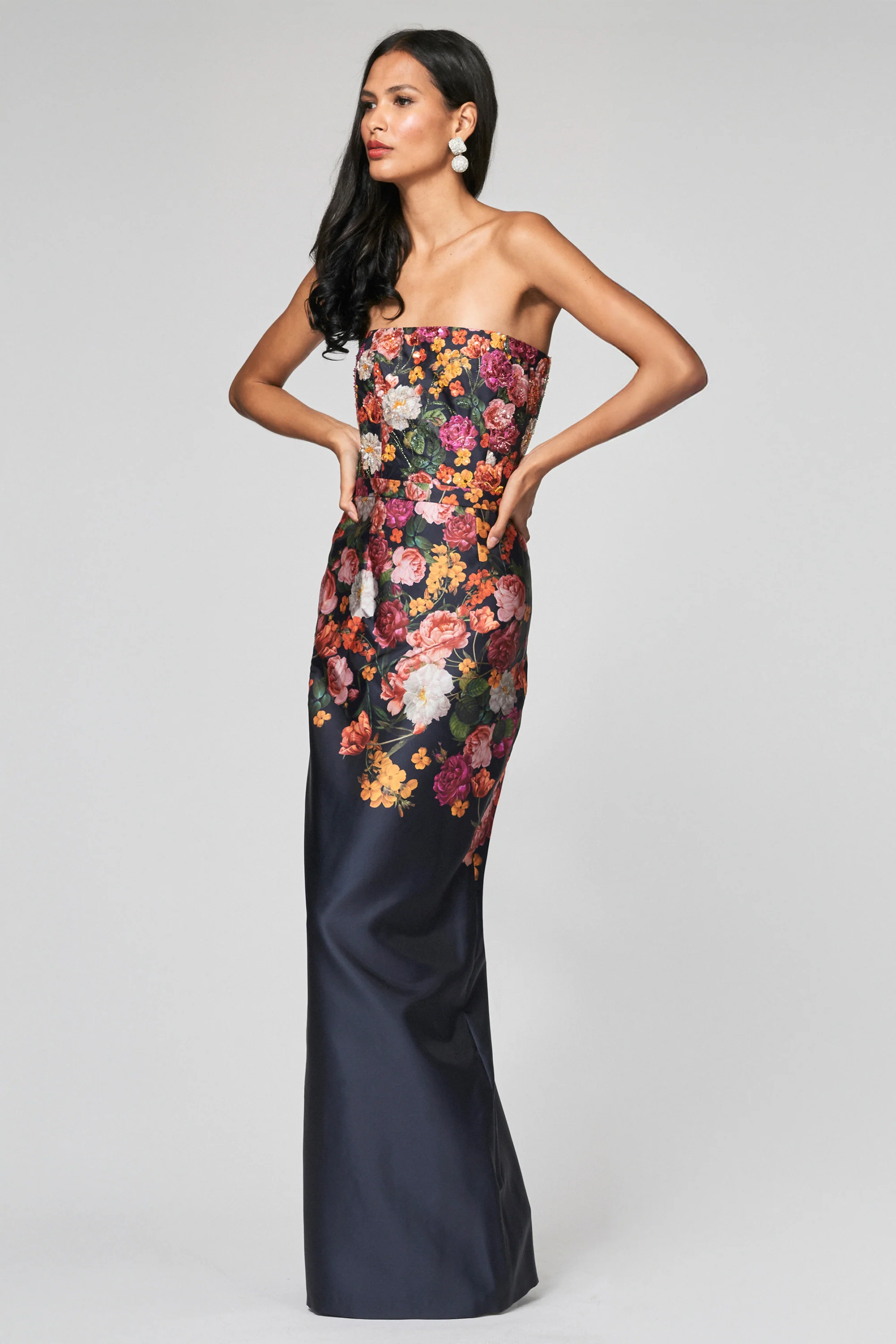 EMBELLISHED SABINE GOWN - MIDNIGHTS MAGIC BLOOMS - Image 2