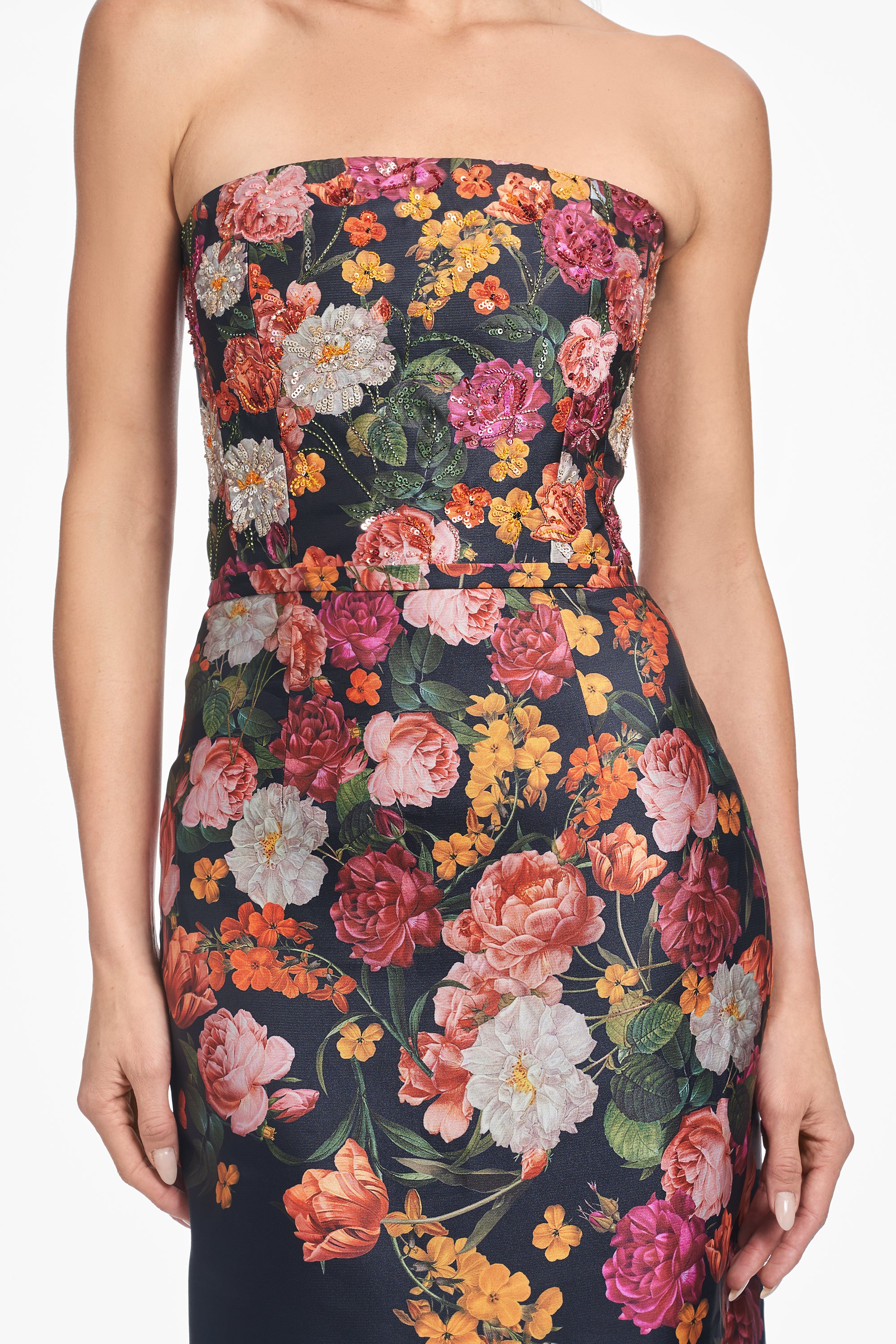 EMBELLISHED SABINE GOWN - MIDNIGHTS MAGIC BLOOMS - Image 3