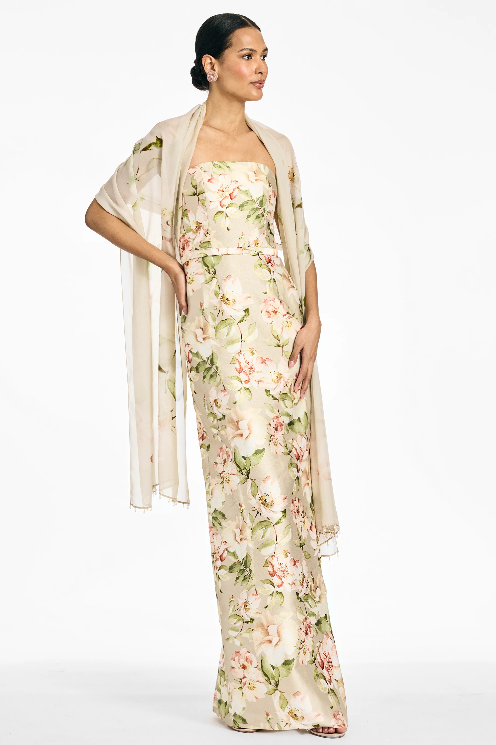 EMMY SCARF - PEWTER CAMELLIA - Image 3