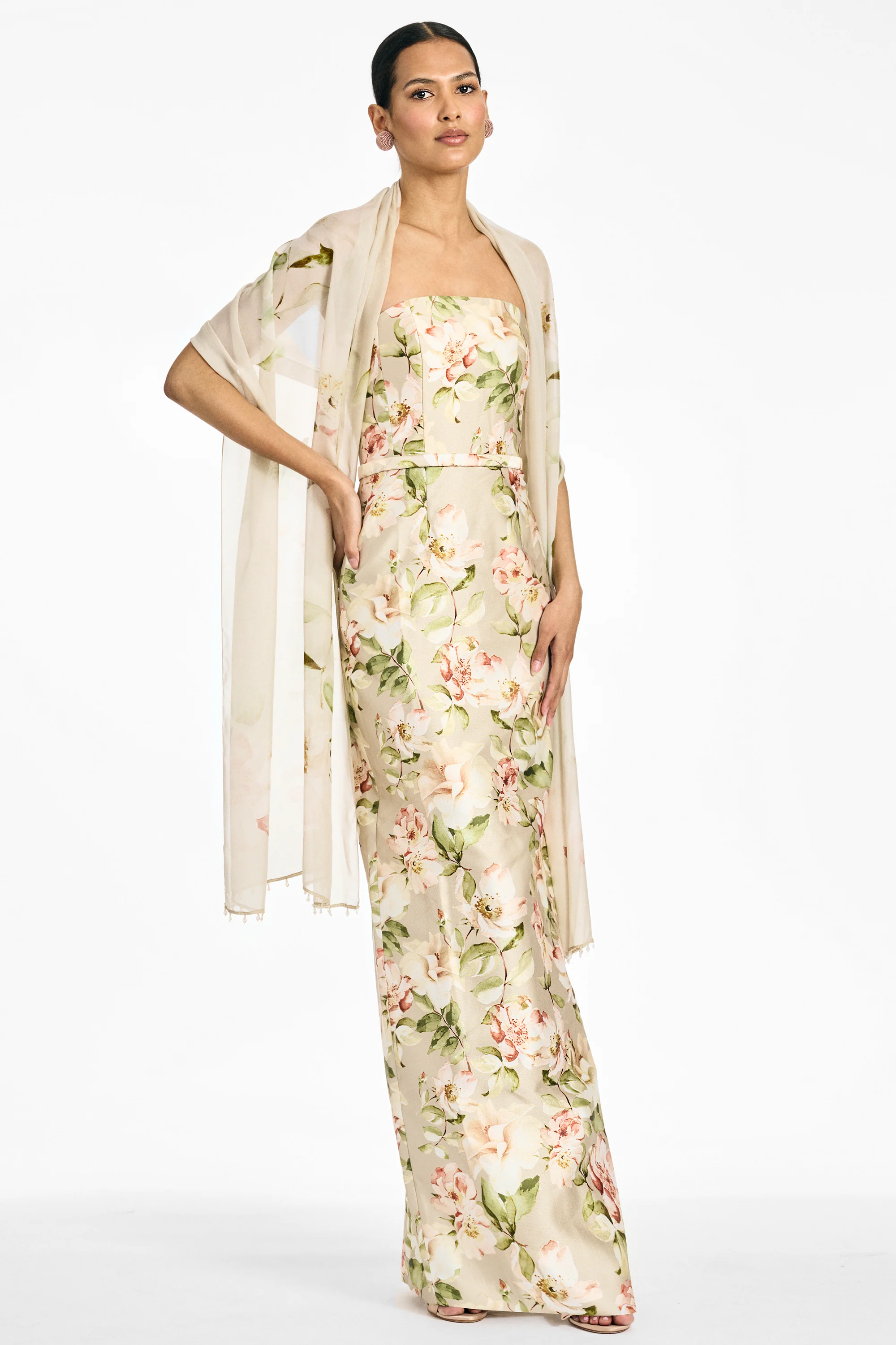 EMMY SCARF - PEWTER CAMELLIA - Image 5