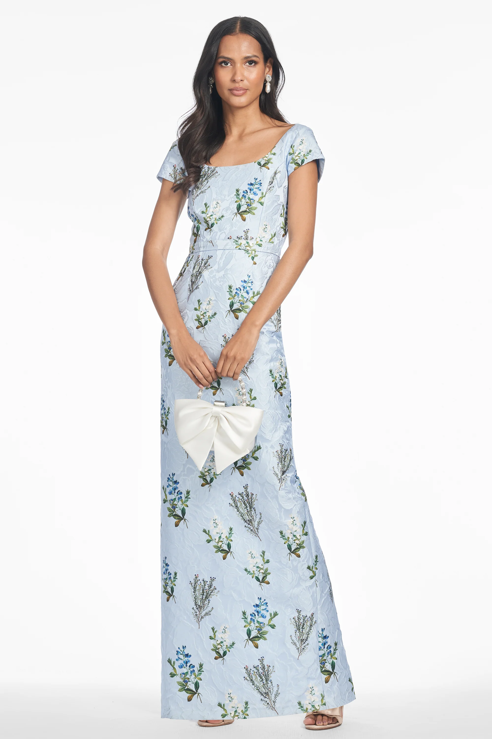 GRACE GOWN - CLOUD BLUE PANICLE - FINAL SALE