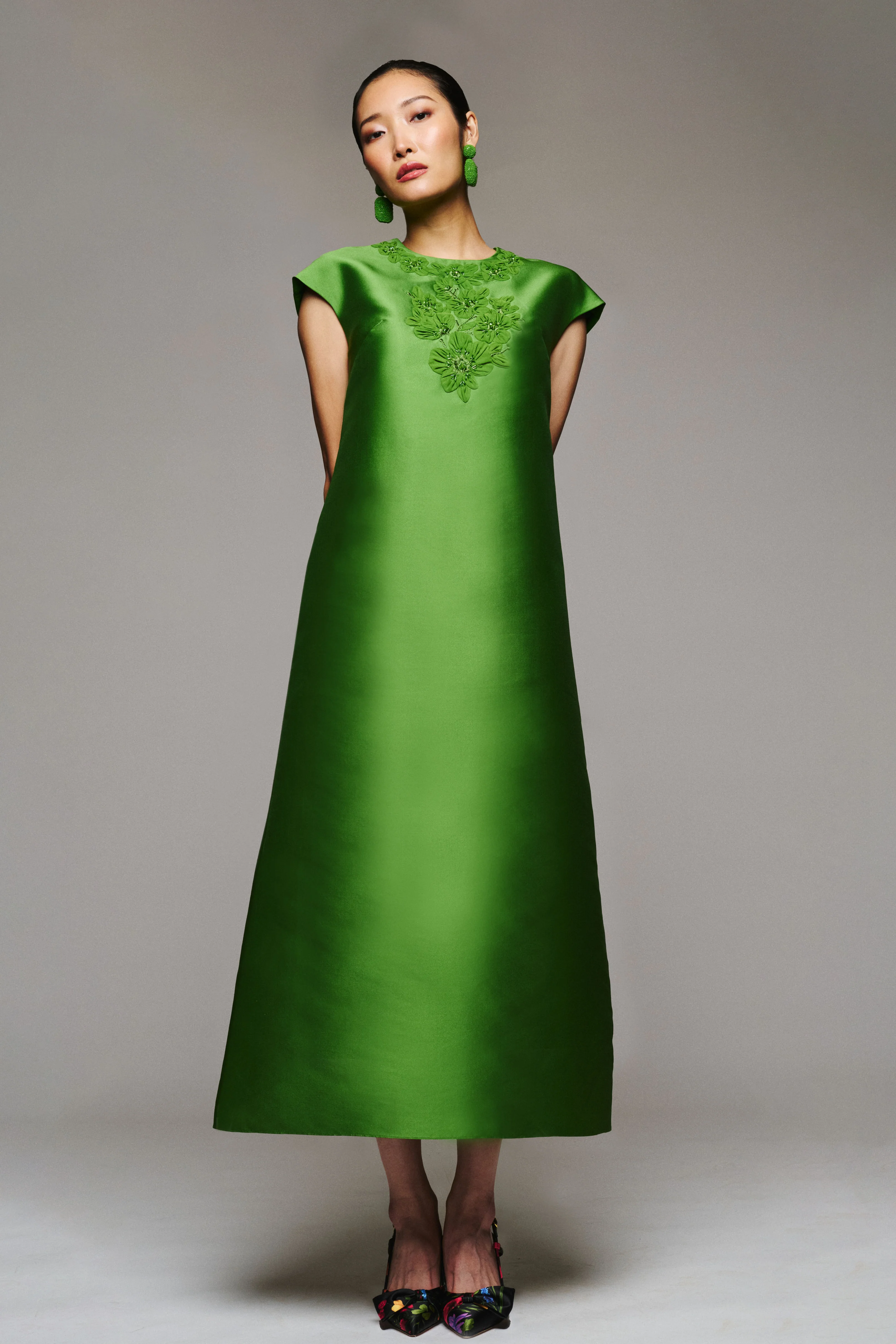GWENDOLYN GOWN - GREEN GARNET - Image 2