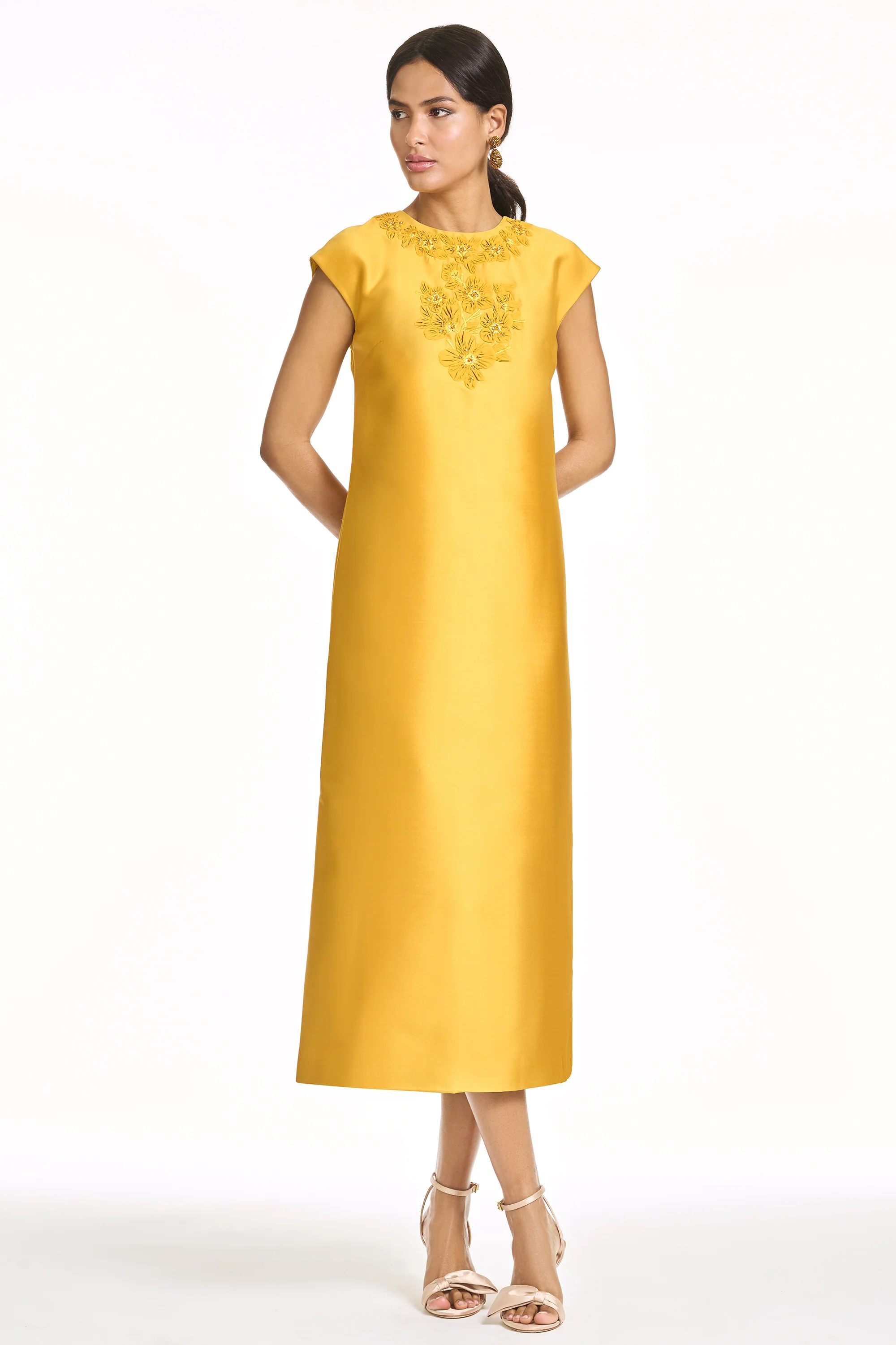 GWENDOLYN GOWN - SAFFRON
