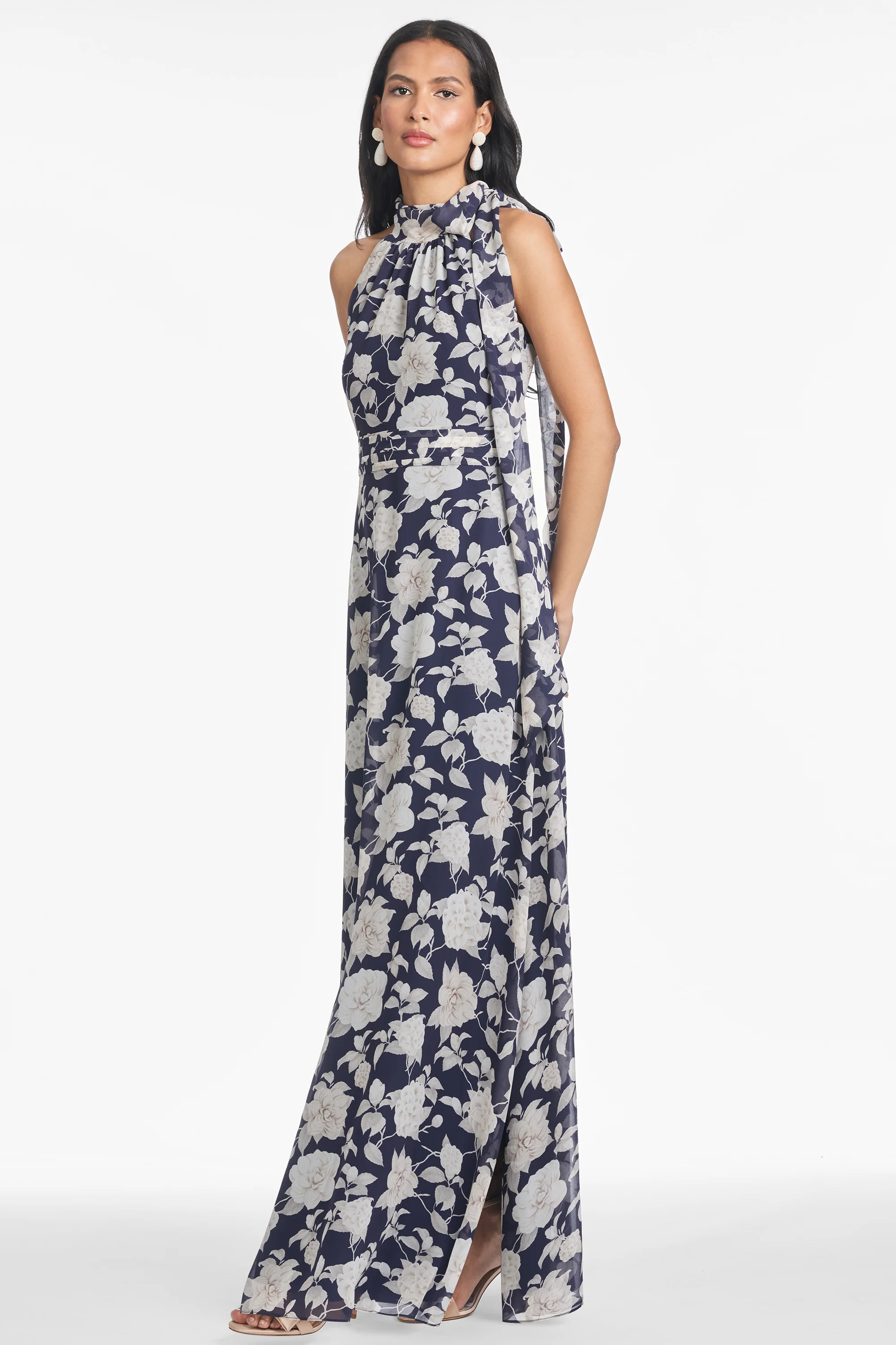 KAYLA GOWN - ALABASTER BEGONIA - Image 2