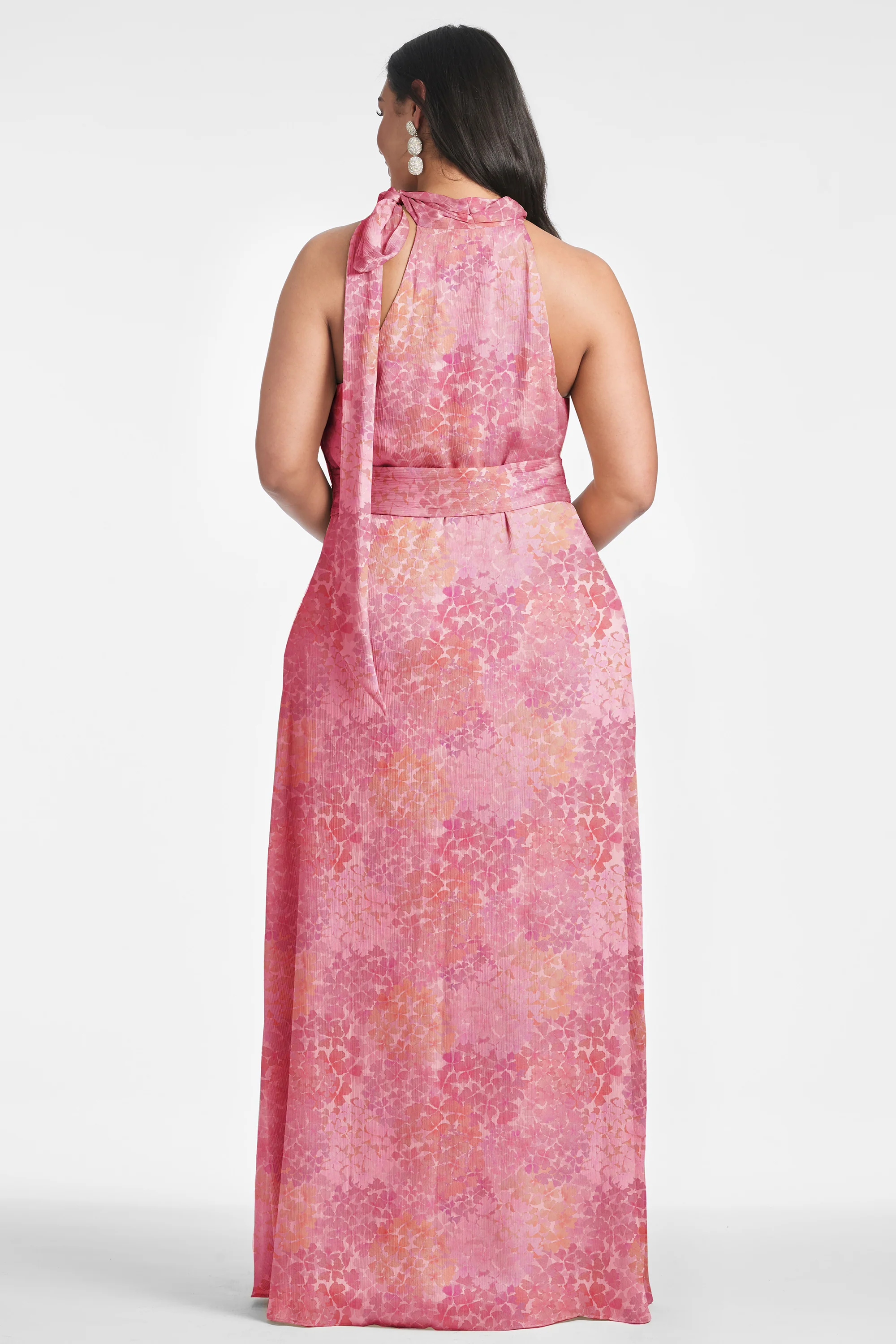 KAYLA GOWN - PASTEL SUNSET HYDRANGEA - Image 6