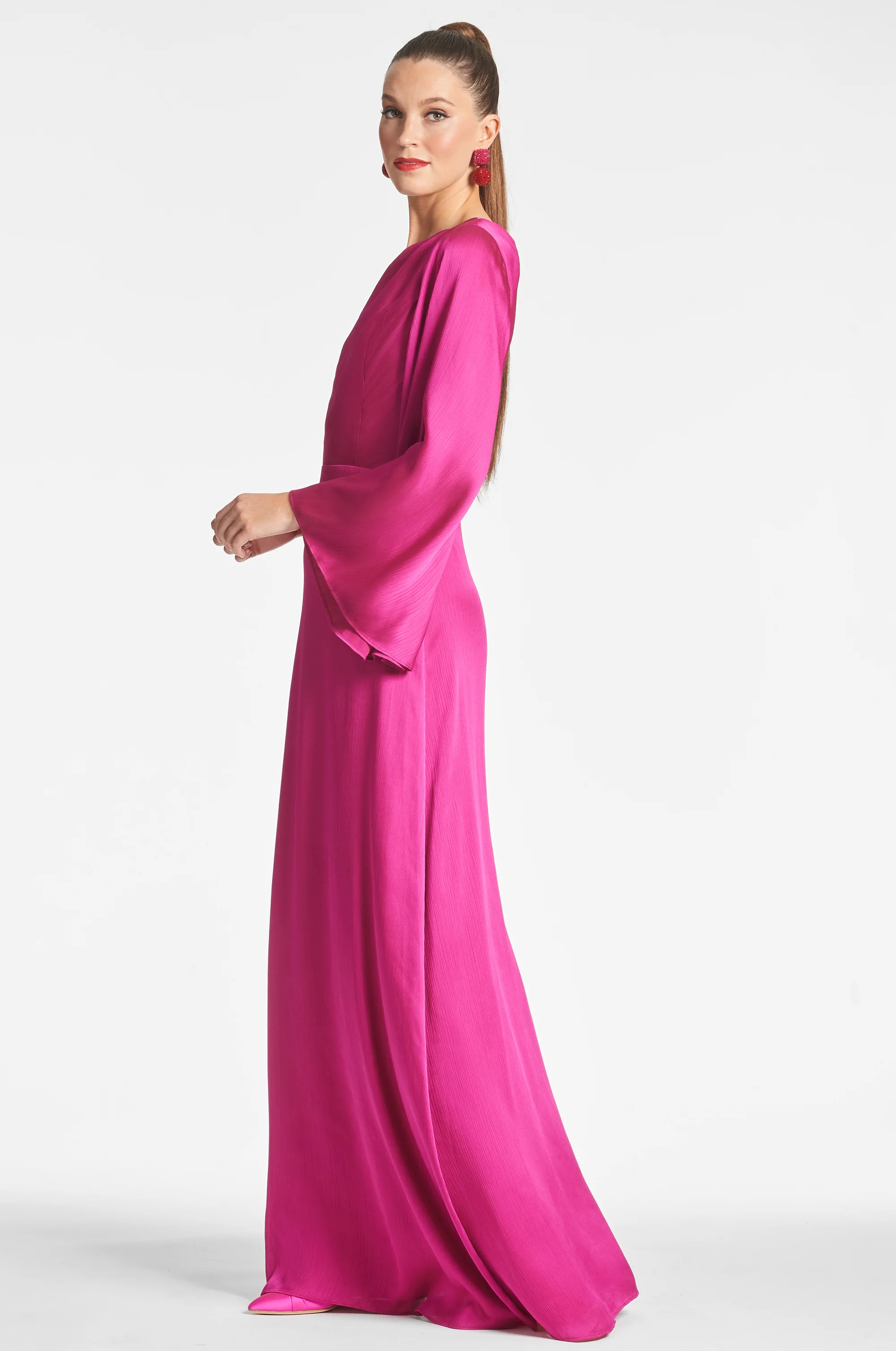 KEELY GOWN - DRAGONFRUIT - FINAL SALE - Image 3