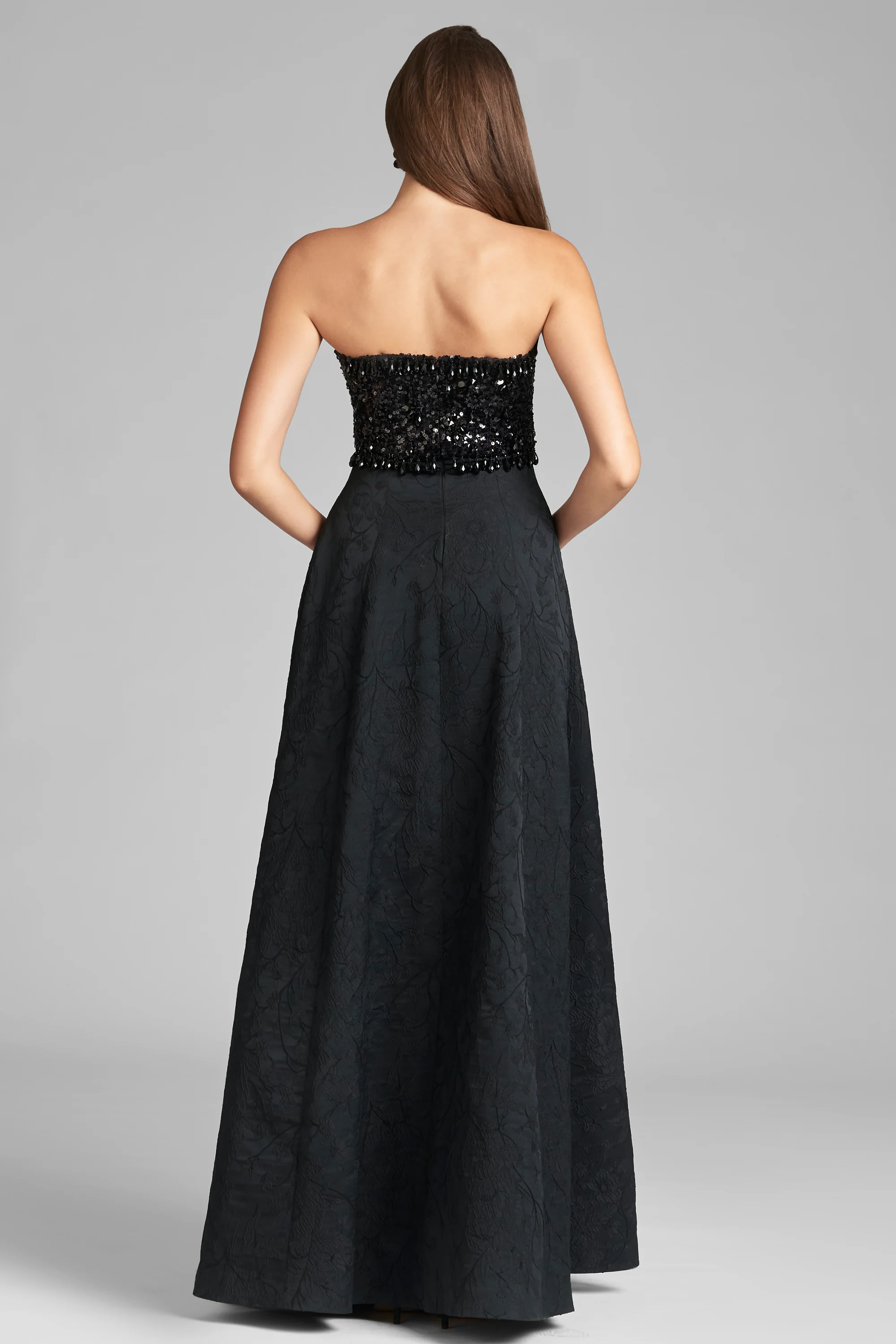LILLIAN GOWN - BLACK - Image 6