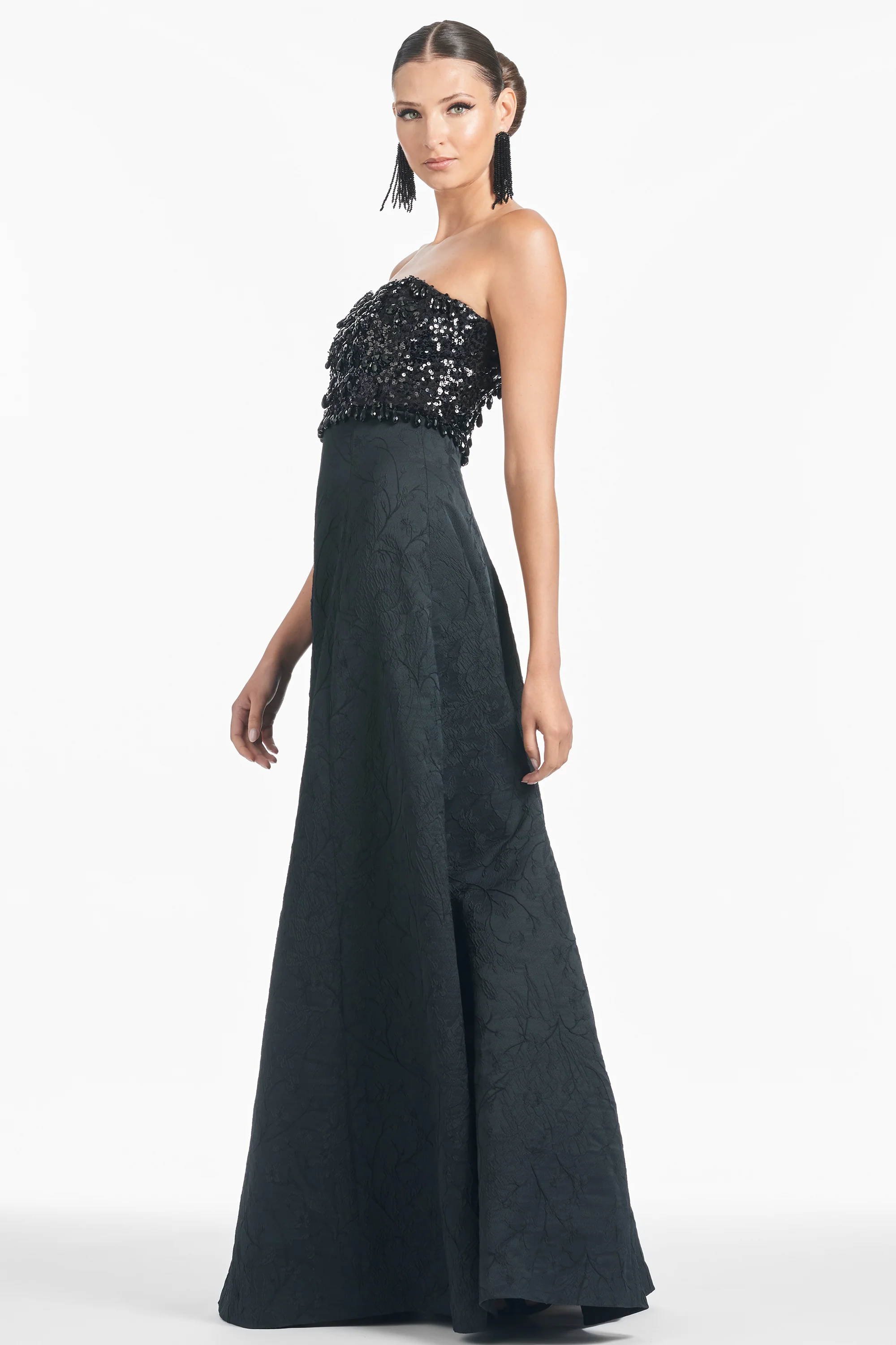 LILLIAN GOWN - BLACK - Image 7
