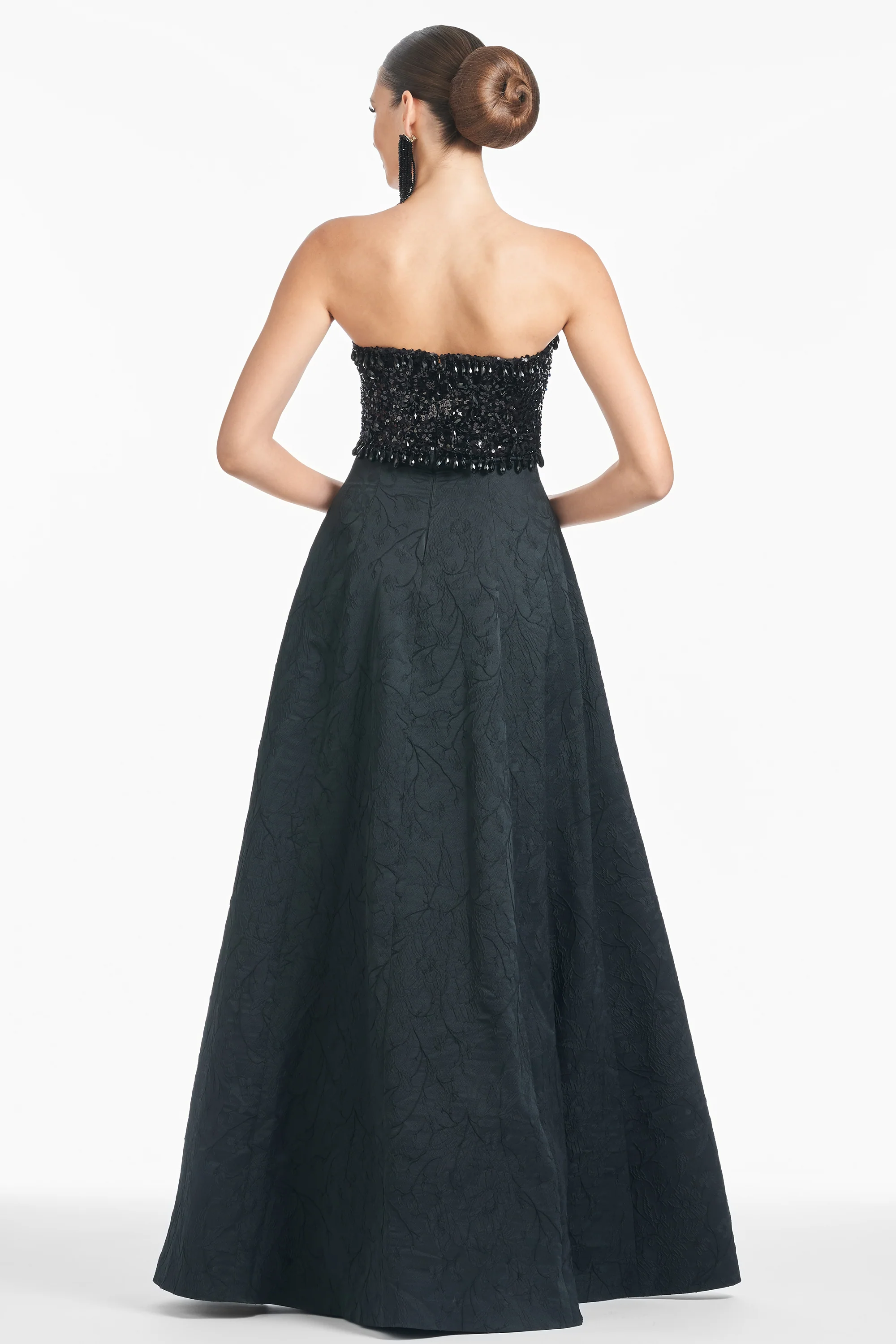 LILLIAN GOWN - BLACK - Image 9