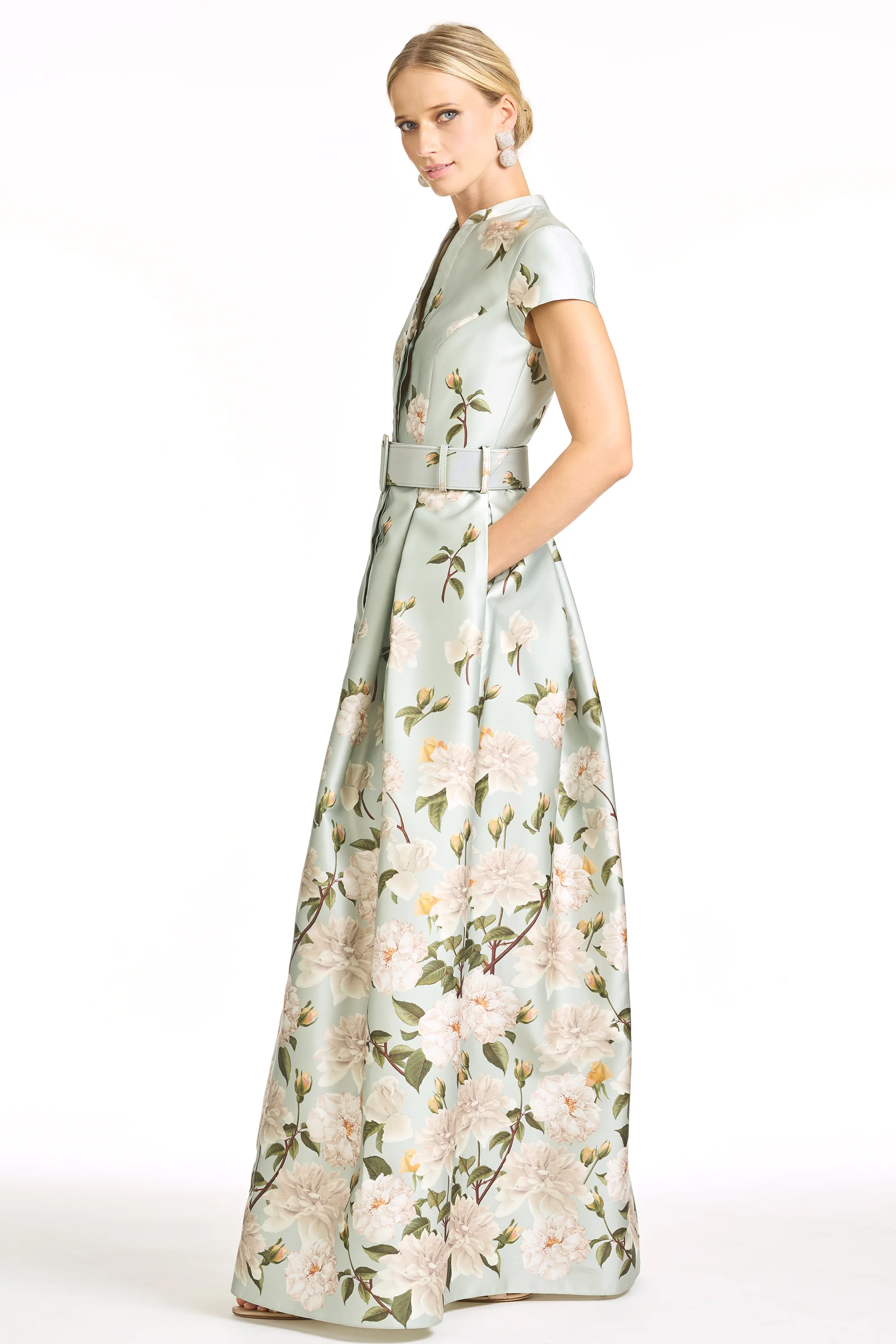 MARTA GOWN - CELADON SWEETBRIAR DEGRADE - Image 3