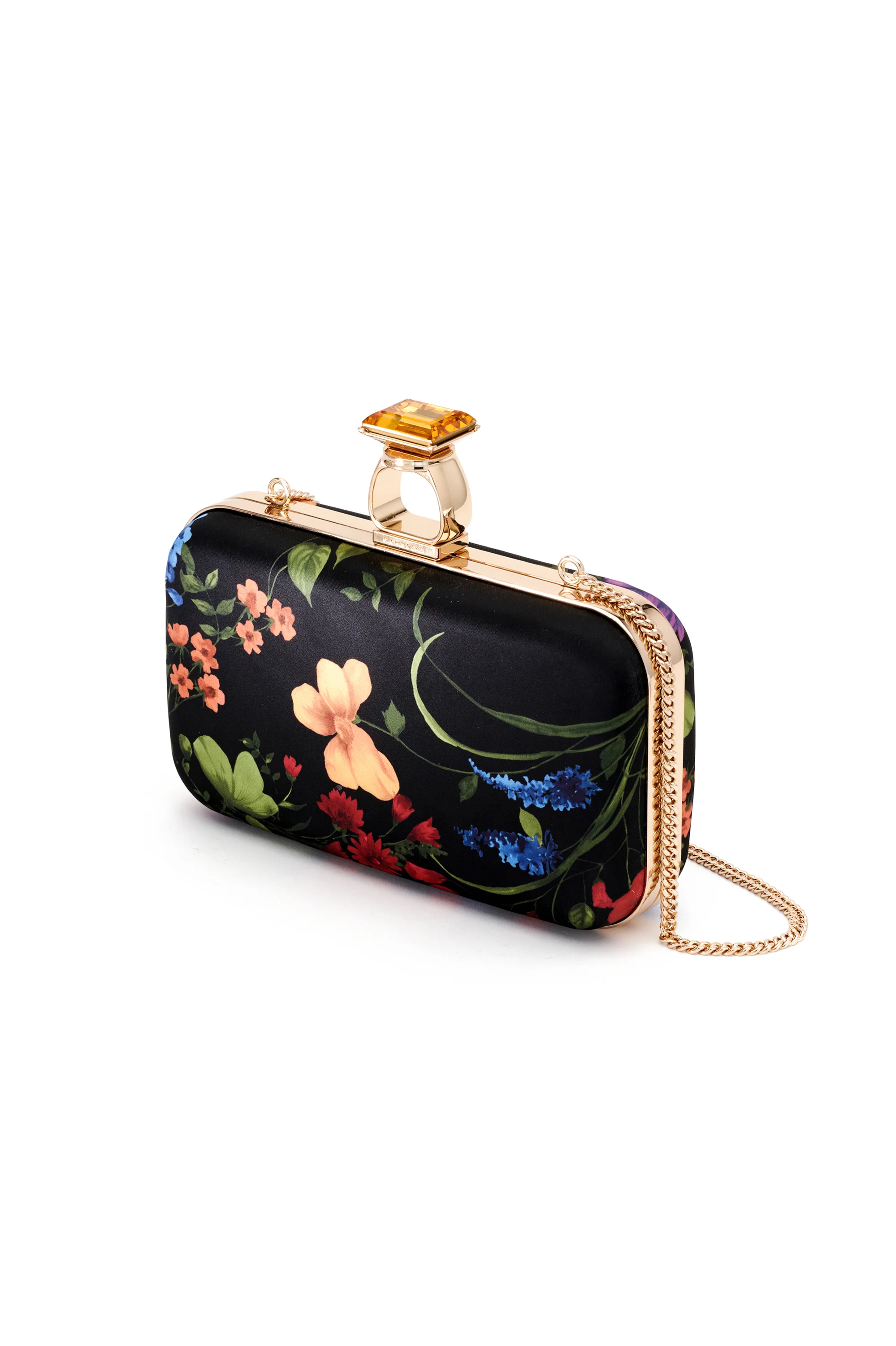 ON THE ROCKS CLUTCH - NOIR WILDFLOWER - Image 4