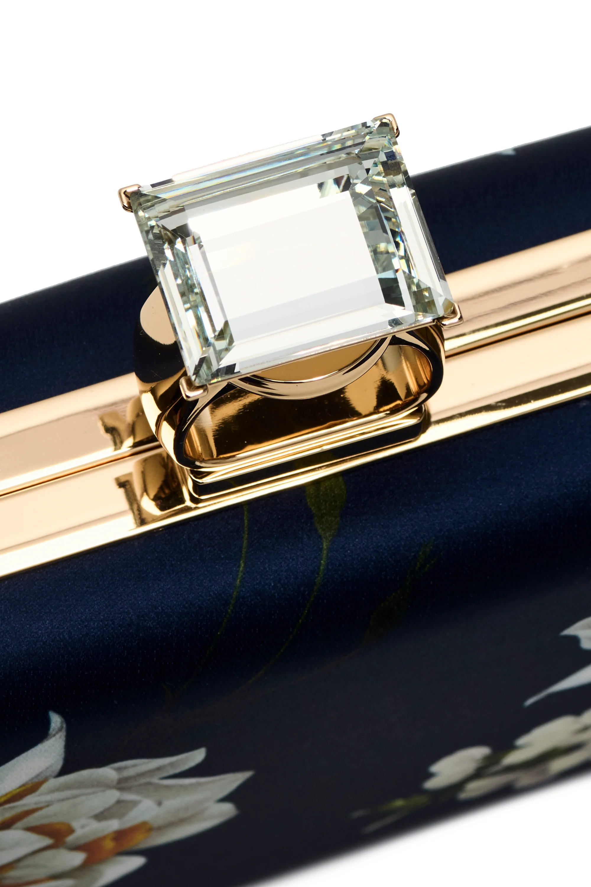 ON THE ROCKS CLUTCH - NAVY NARCISSUS - Image 2