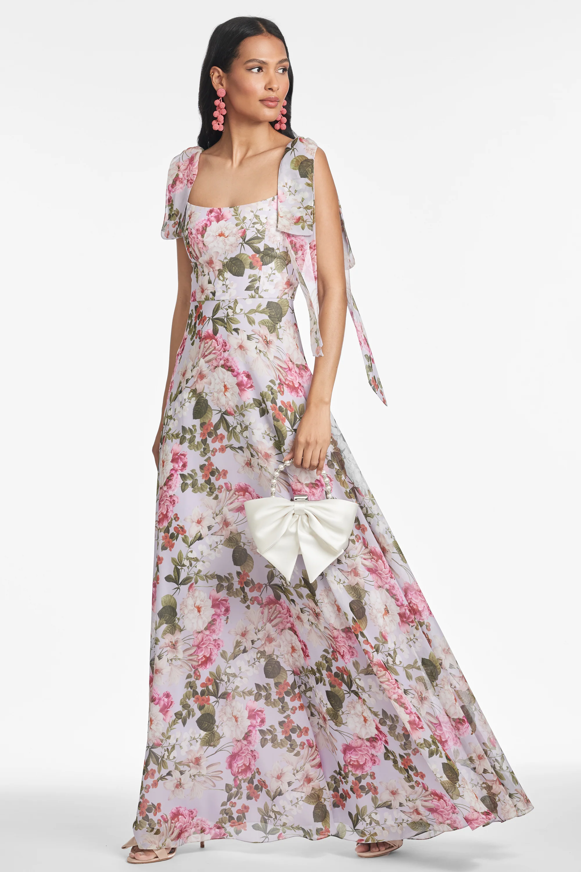 PEARL GOWN - PETIT PERIWINKLE AND PETALS - FINAL SALE - Image 2