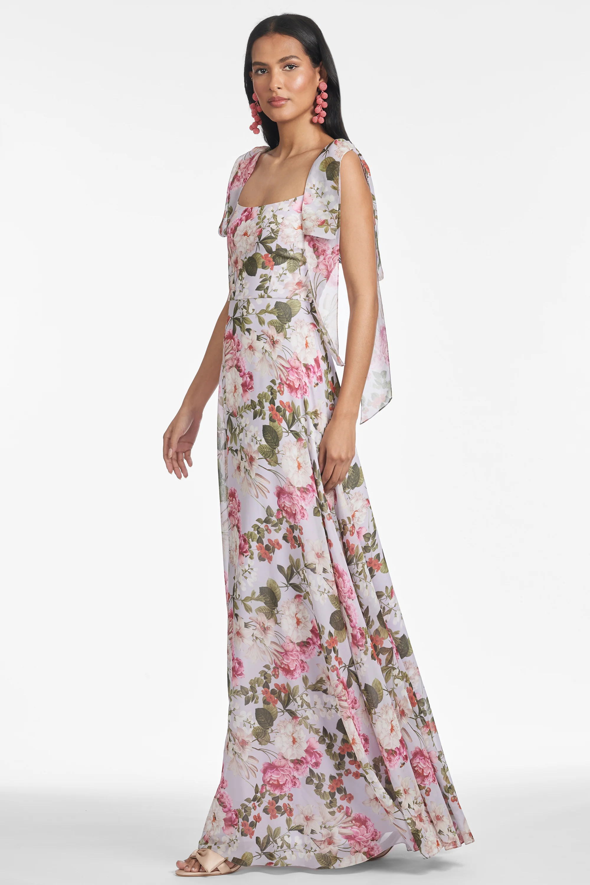 PEARL GOWN - PETIT PERIWINKLE AND PETALS - FINAL SALE - Image 3