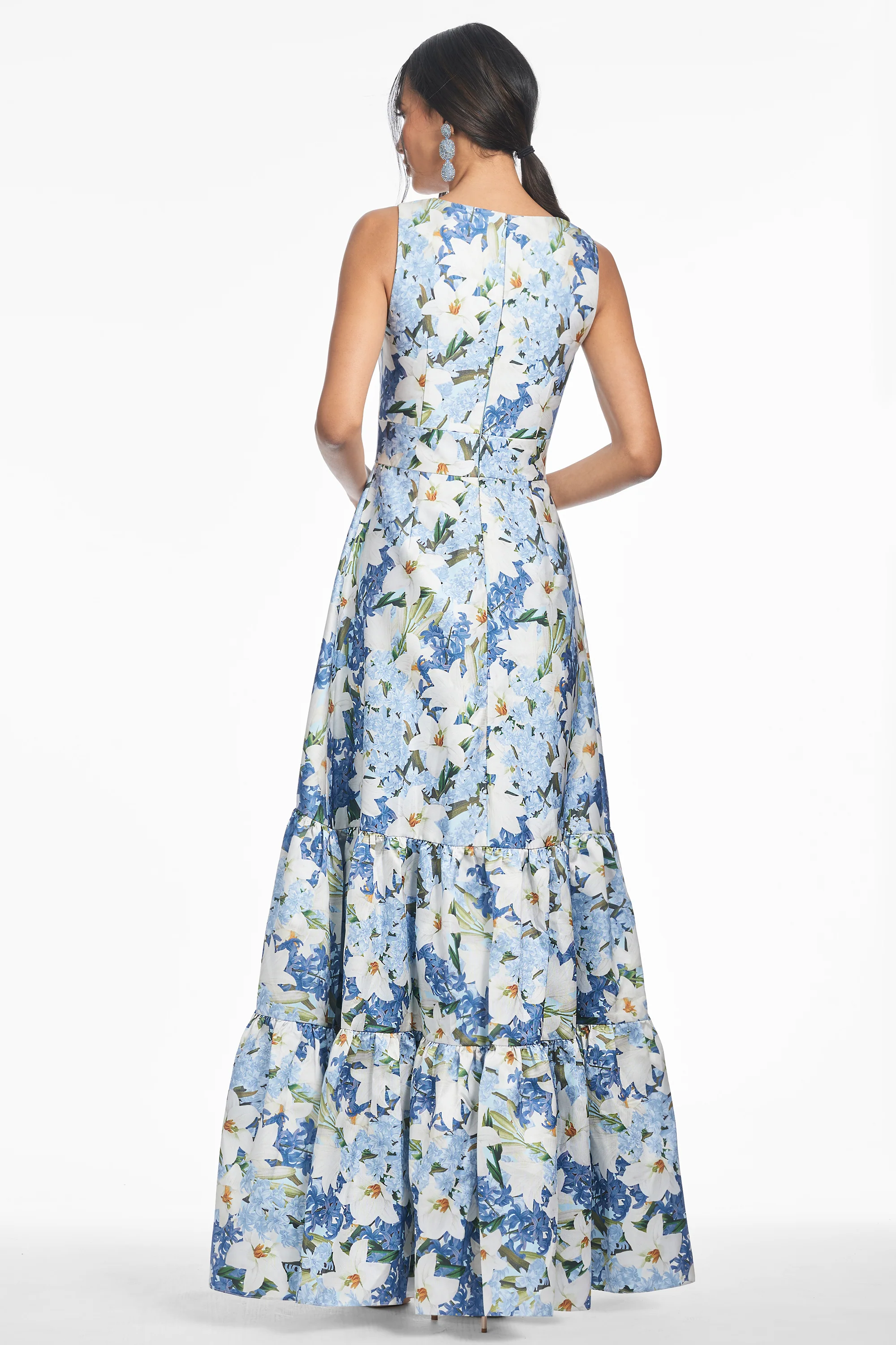 RORI GOWN - SKY BLUE STAR LILLIES - Image 4