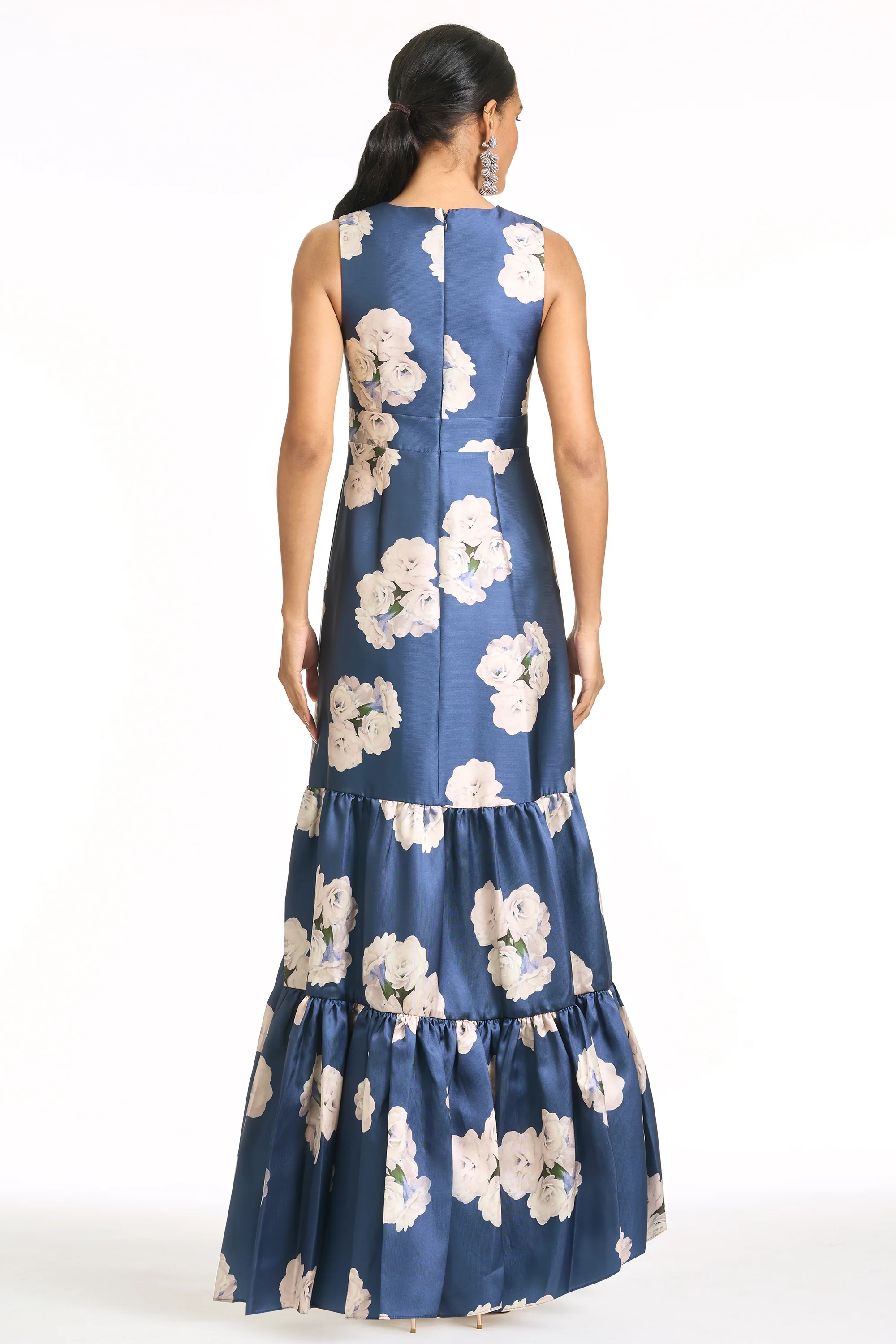 RORI GOWN - STEEL BLUE CORSAGE - Image 4