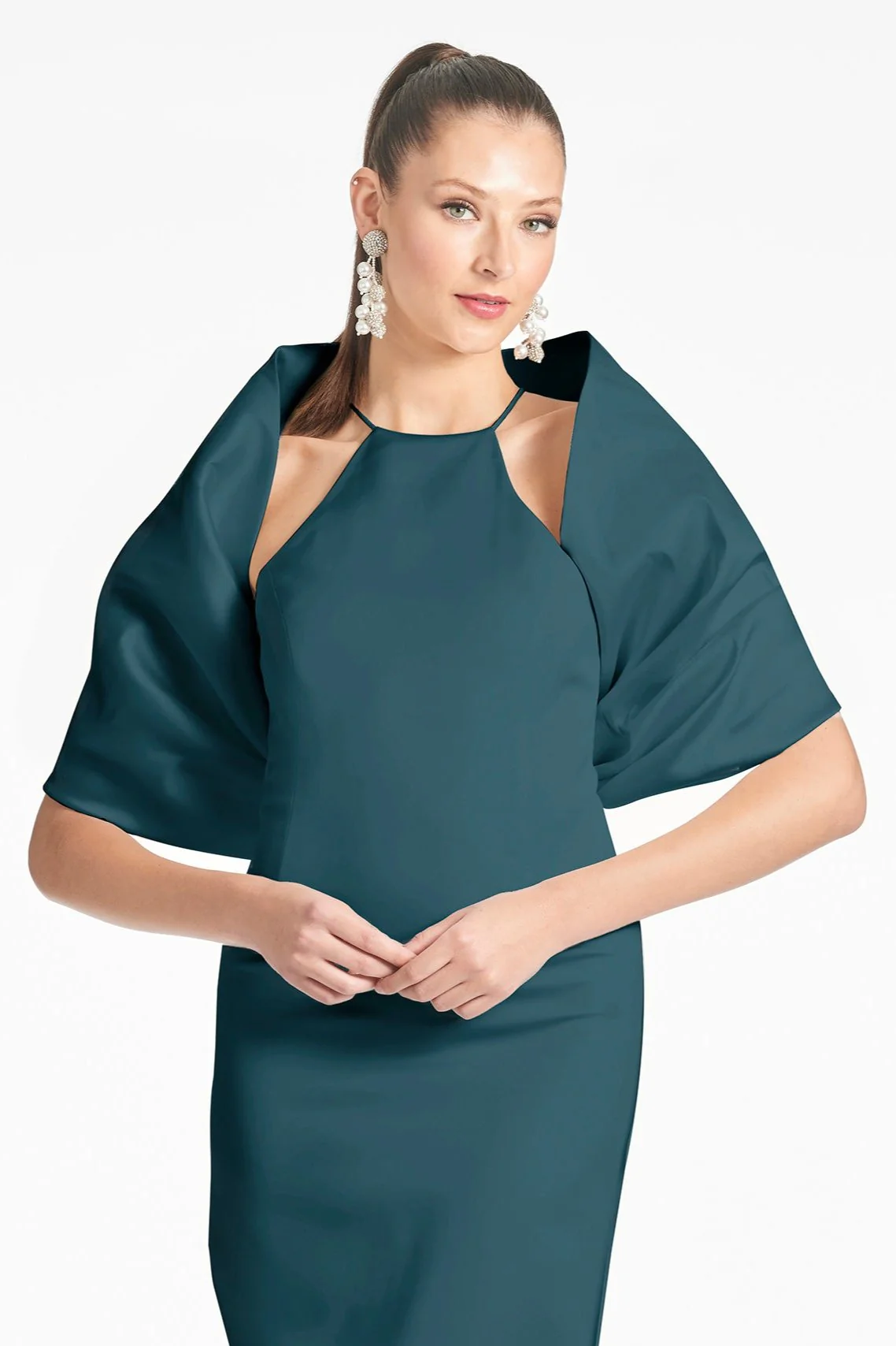 THE HUG SHAWL - FOREST GREEN