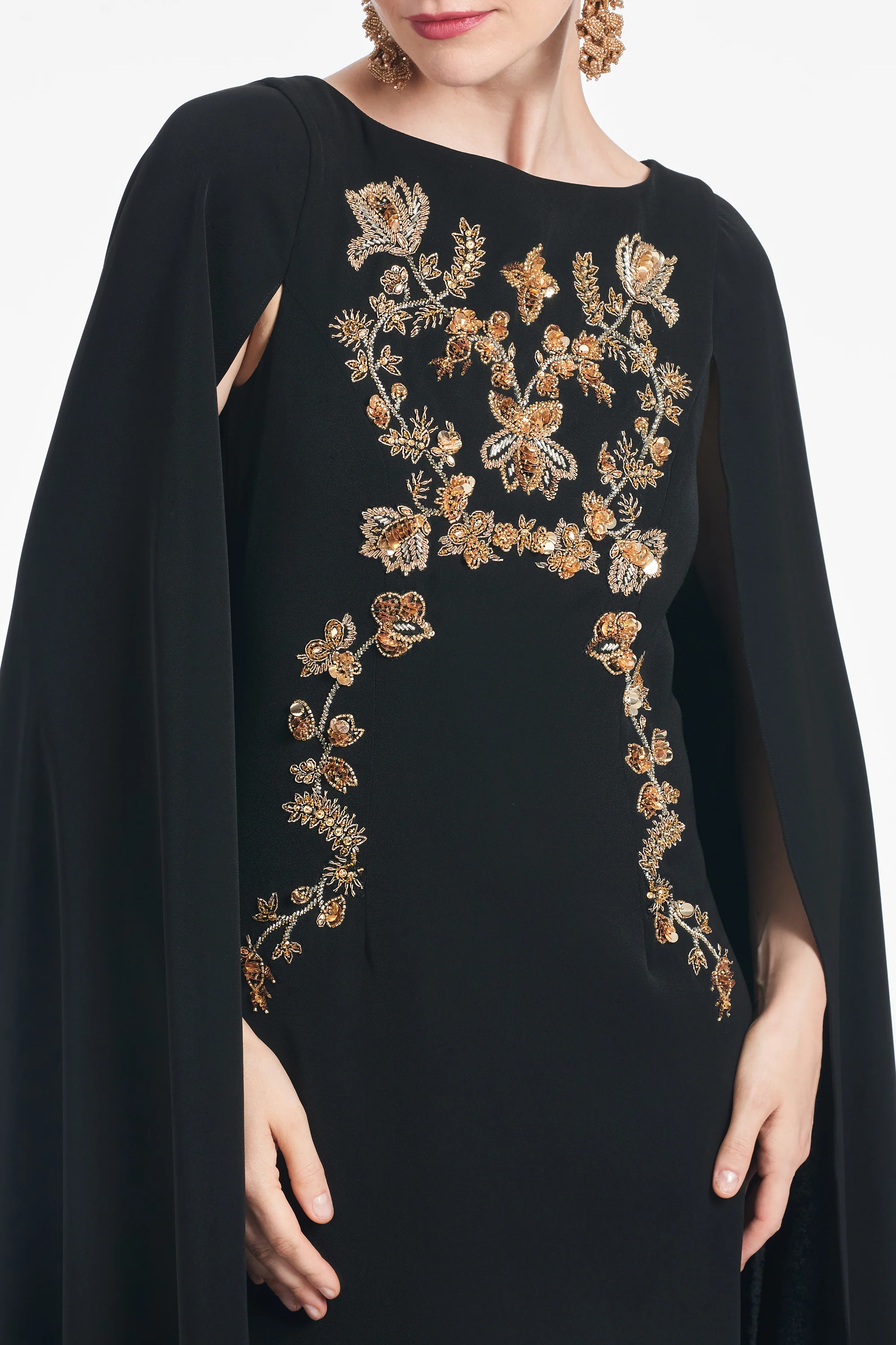 VITTORIA GOWN - BLACK - Image 2