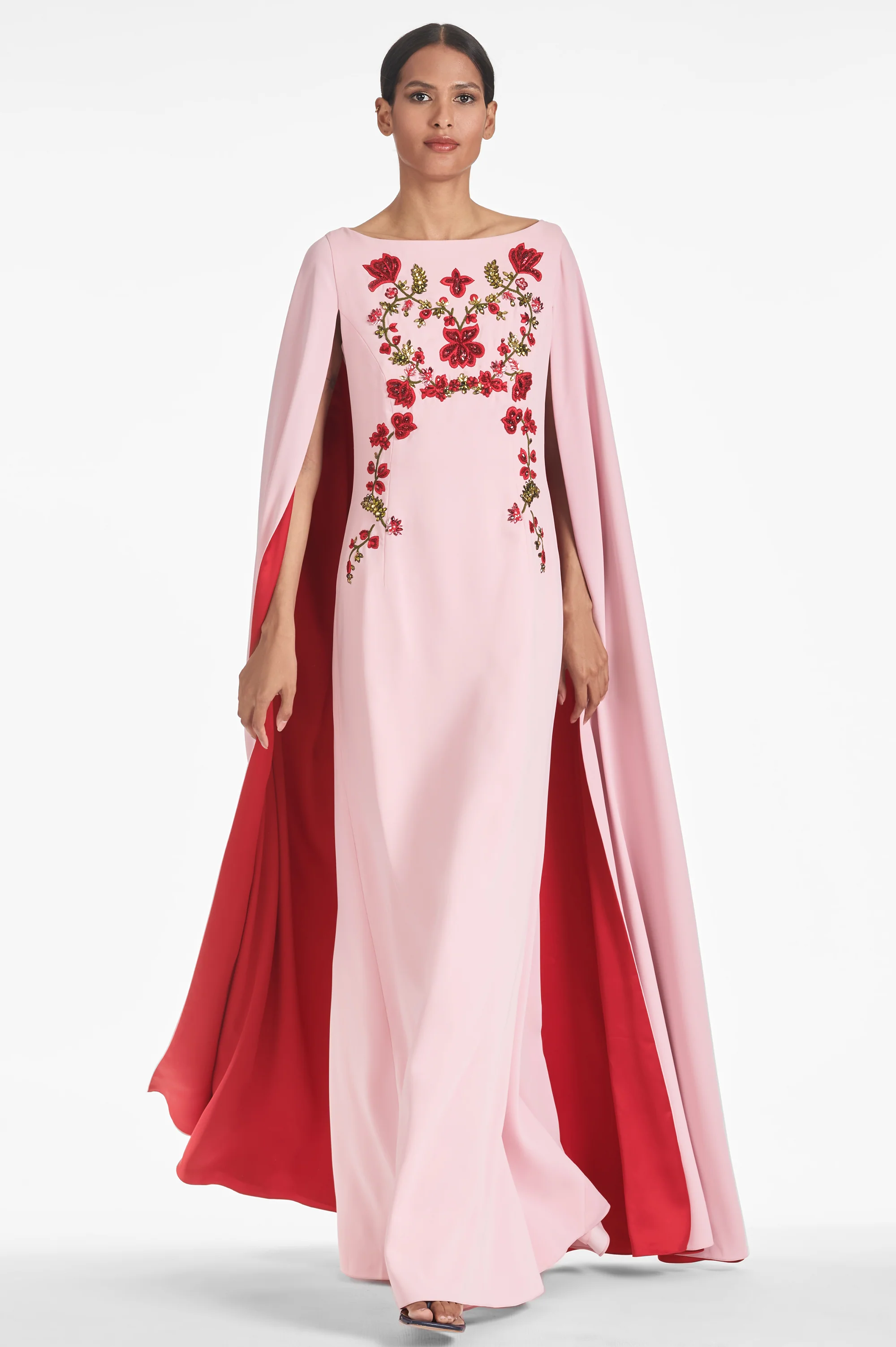 VITTORIA GOWN - MORGANITE/RUBY - Image 3