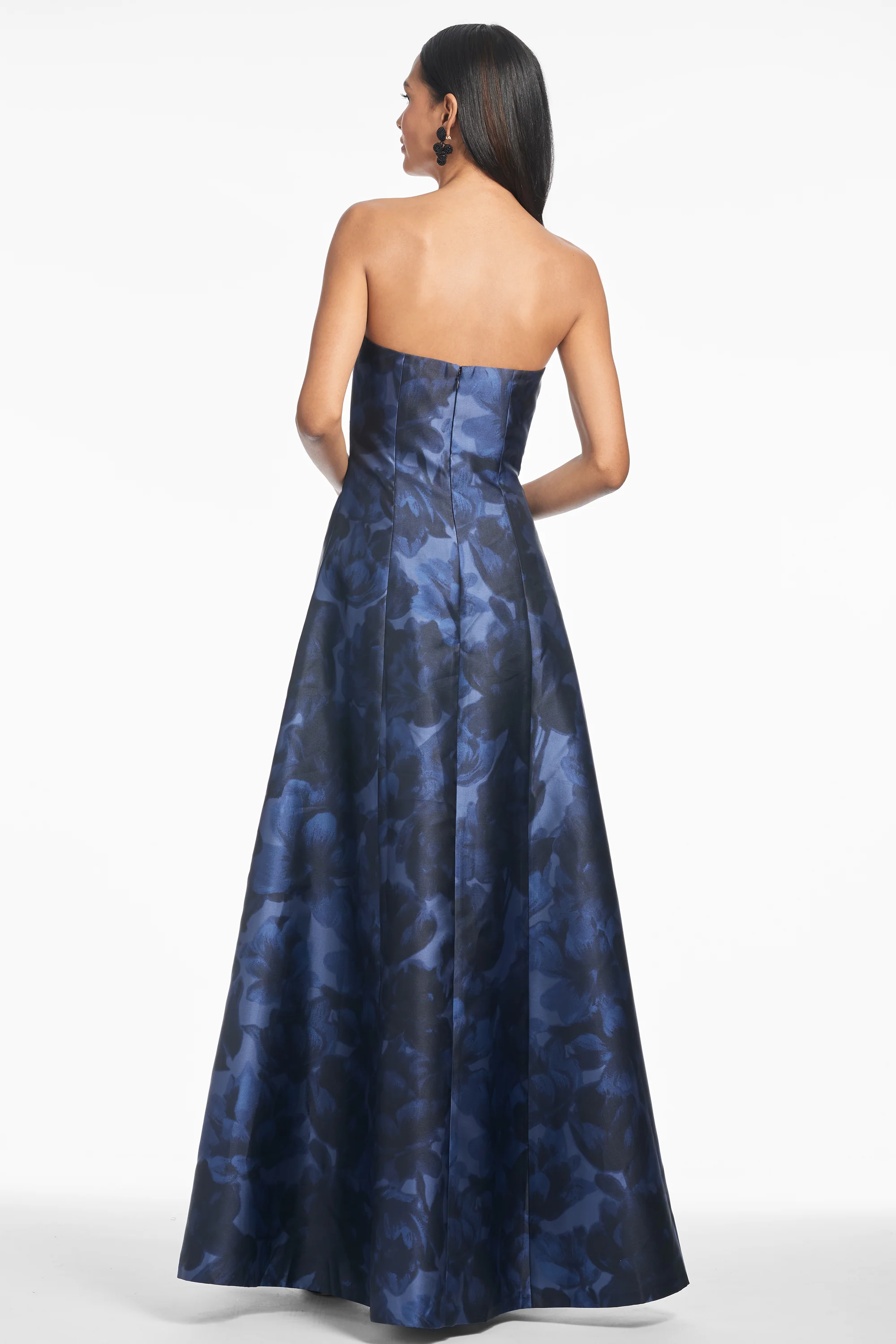VIVIEN GOWN - DEEP OCEAN BOUQUET - FINAL SALE - Image 3