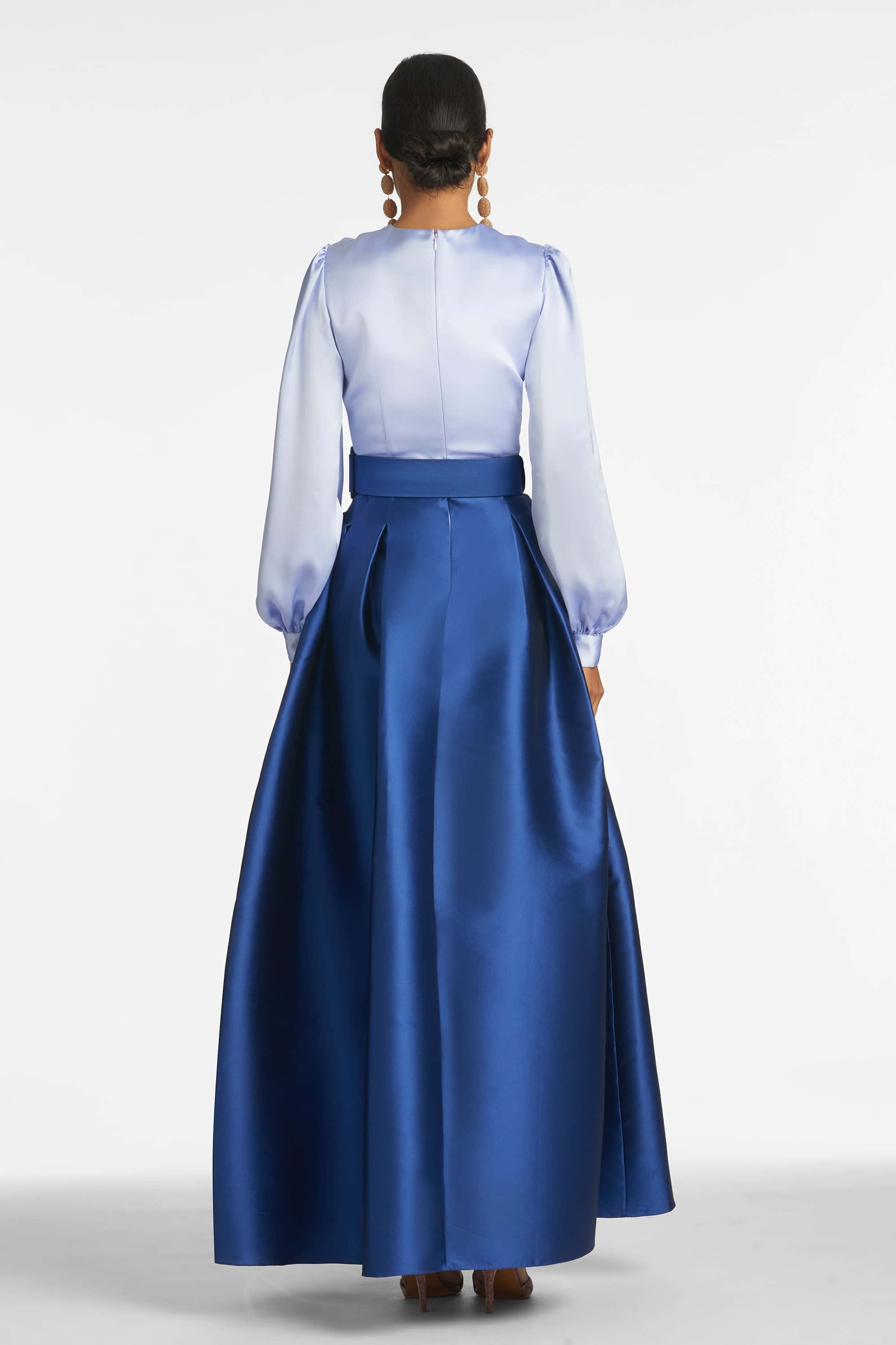ZOE GOWN - PERIWINKLE/ECLIPSE - Image 3